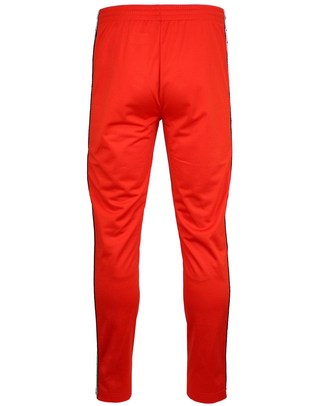 KAPPA 'Banda Astoria' Slim Fit Logo Tape Track Pants in Red