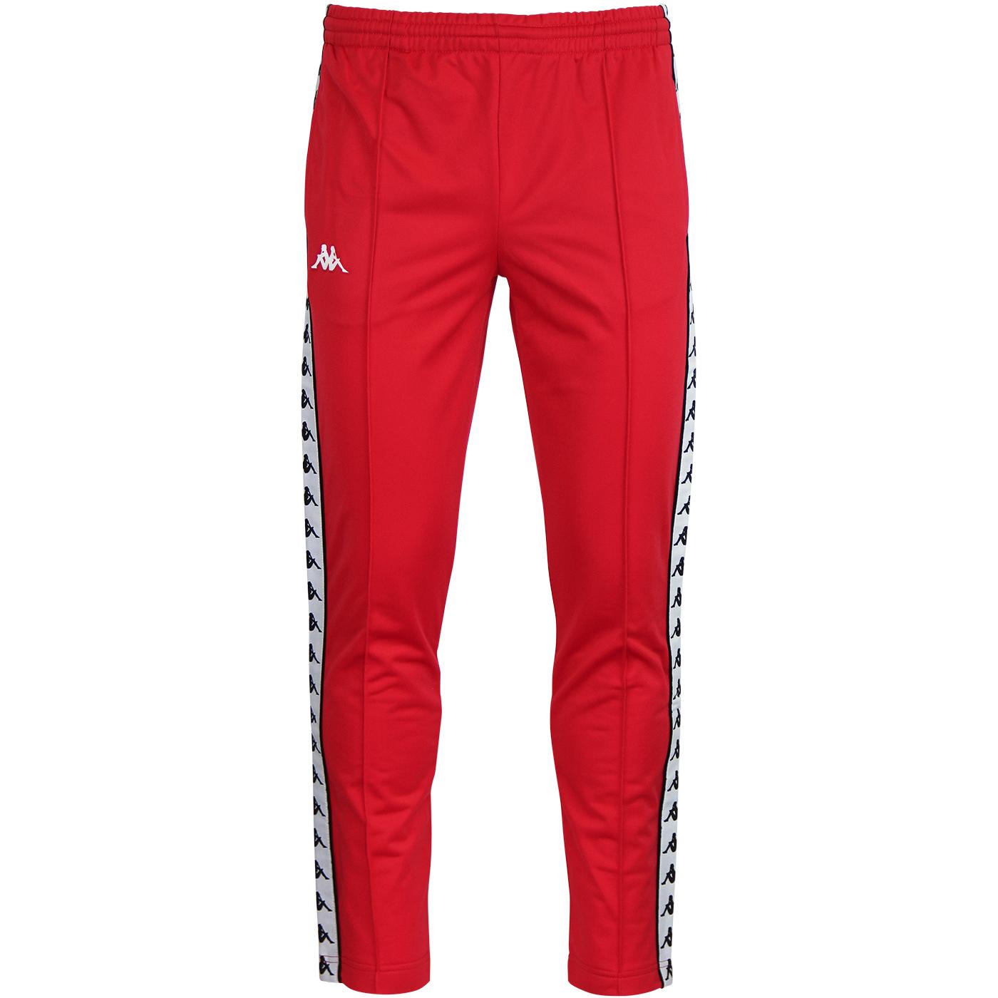 red and white kappa tracksuit