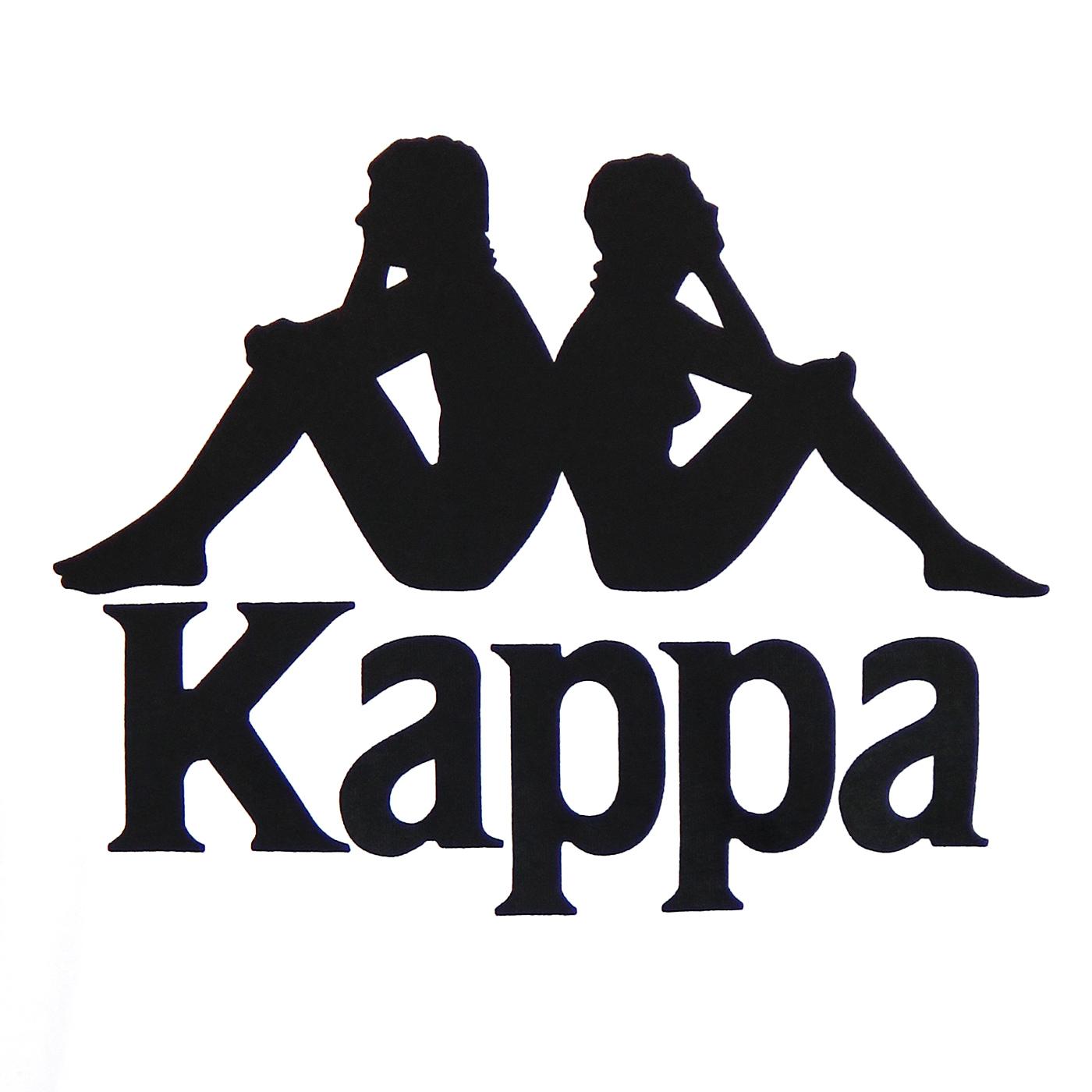 KAPPA Estessi Retro 90s Logo Crew Neck T-Shirt in White