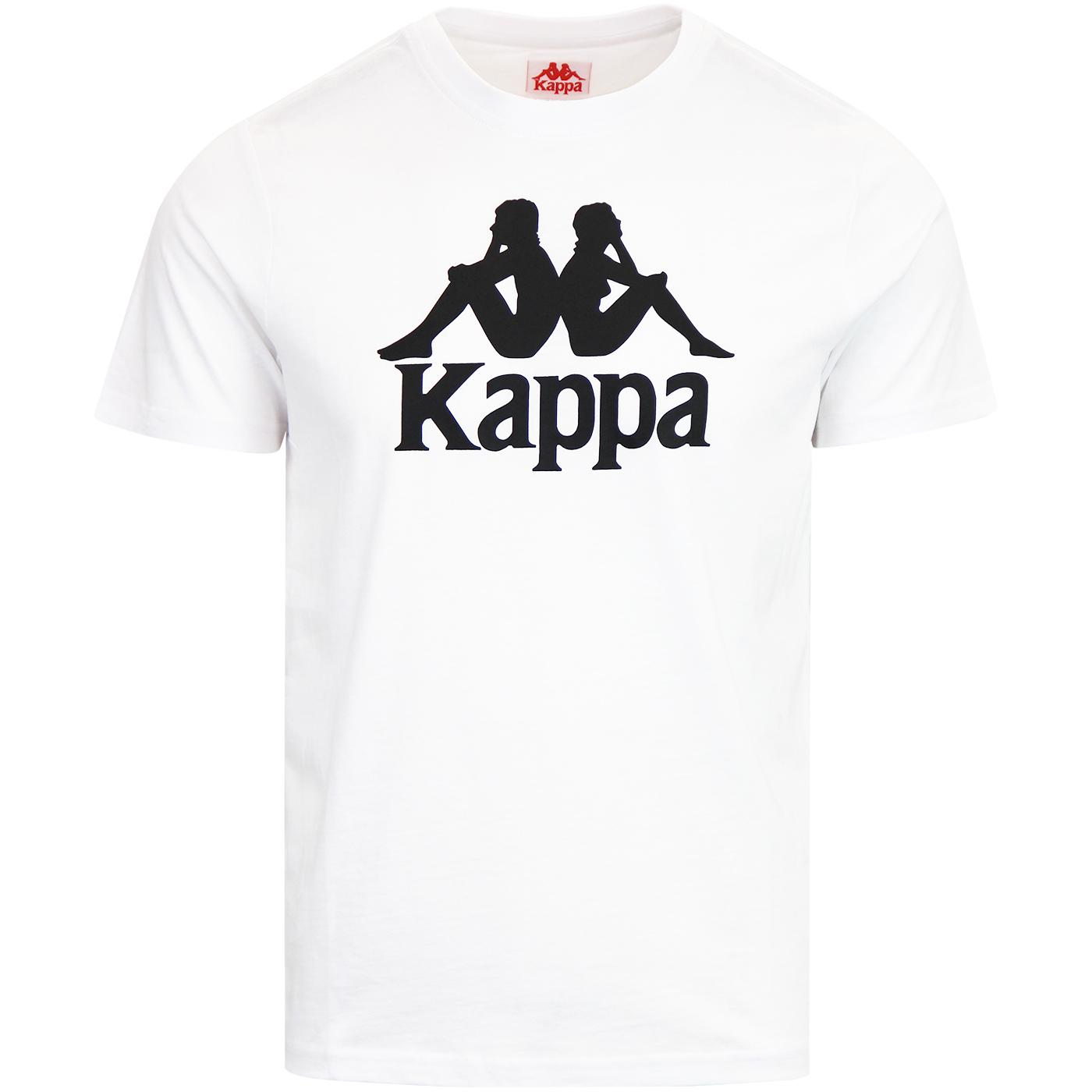 Estessi KAPPA Retro 90s Logo T-Shirt WHITE