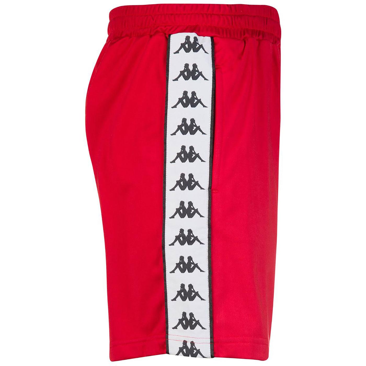KAPPA Cole Men's Retro Seventies Football Shorts in Red