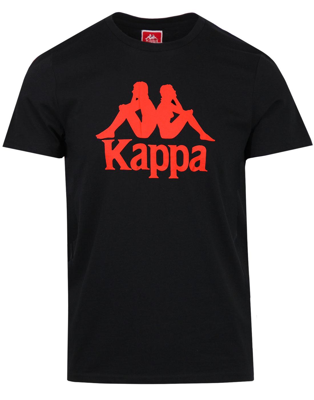Estessi KAPPA Retro 80s Omni Logo T-shirt BLACK