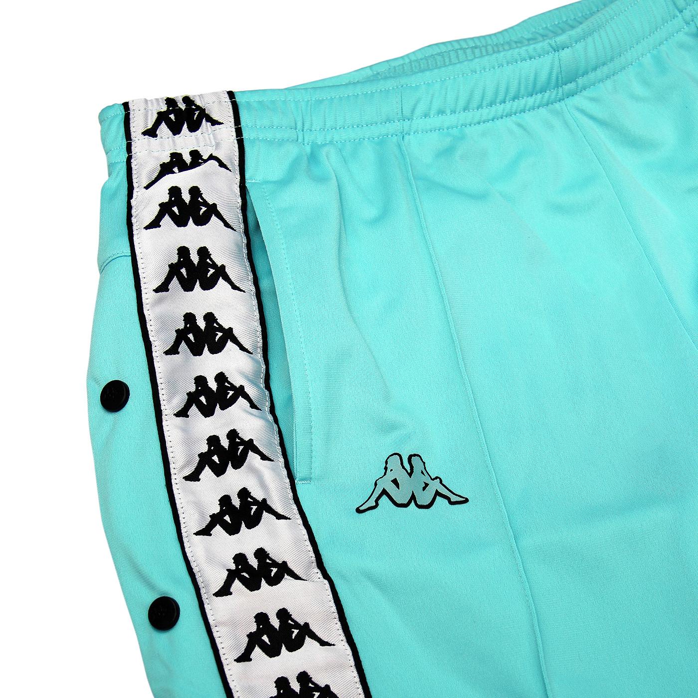 Kappa Astoria Banda Womens Snap Track Pants Turquoise