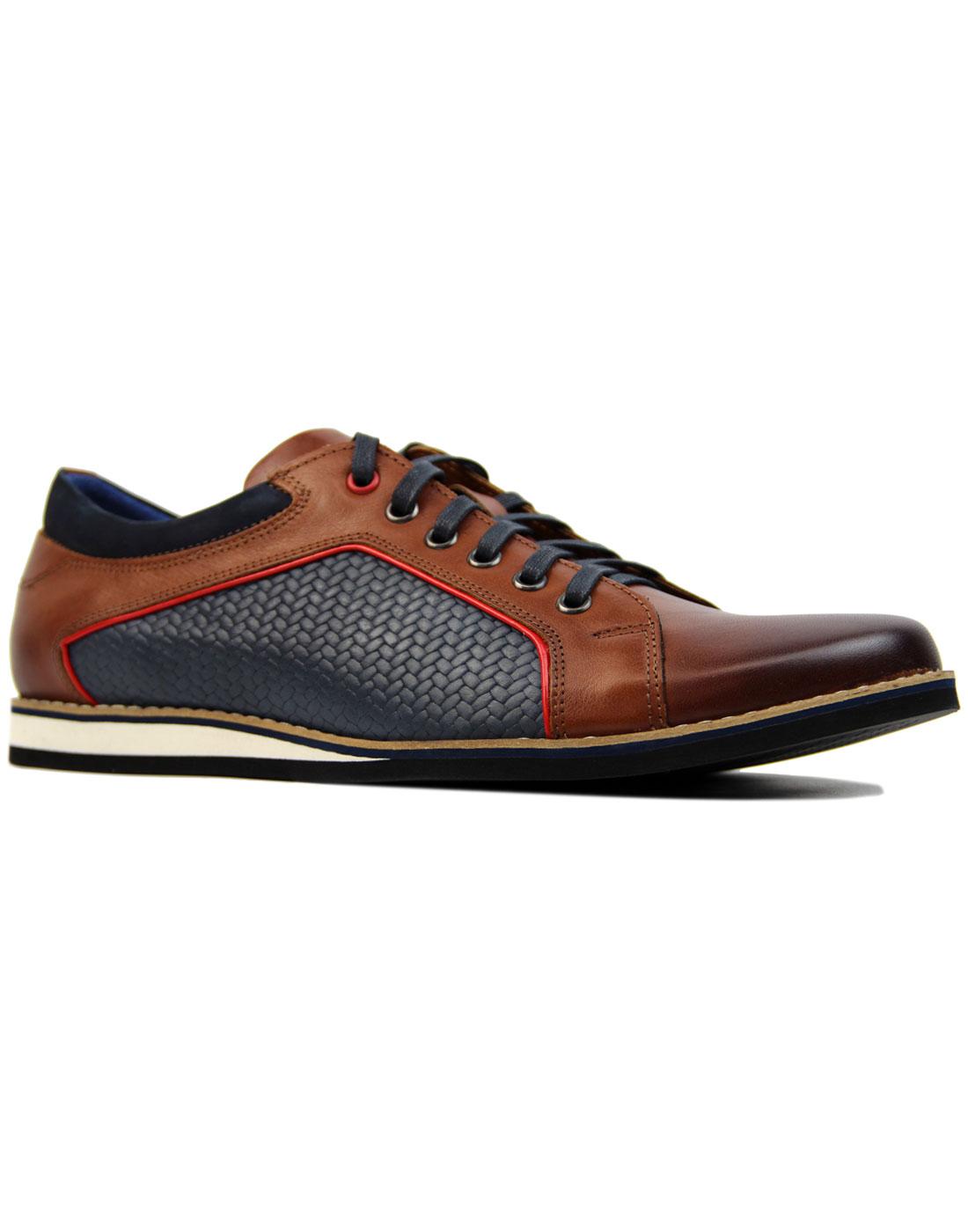LACUZZO Retro Weave Northern Soul Trainer Shoes