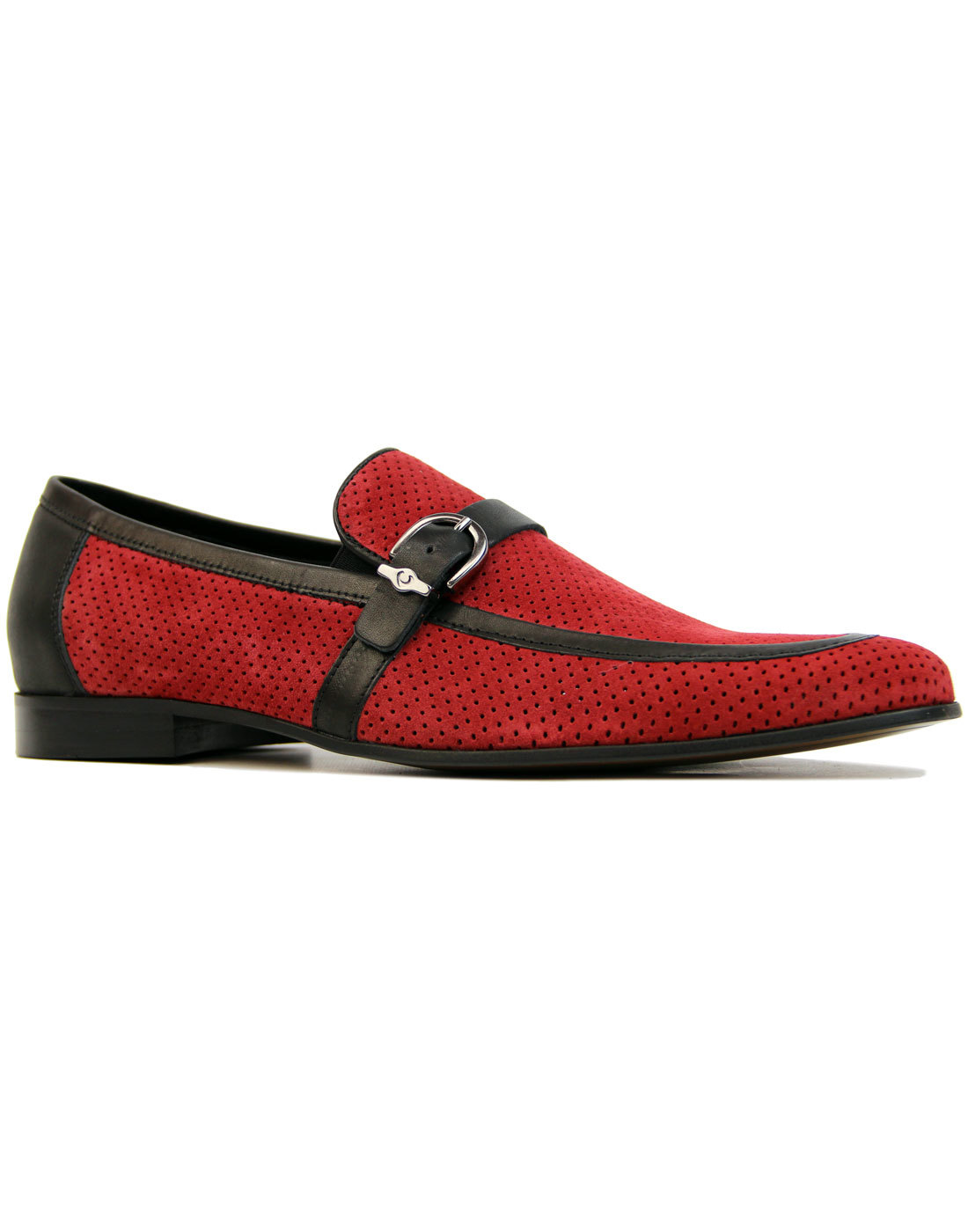 Lane LACUZZO 60s Mod Perf Two Tone Suede Loafers
