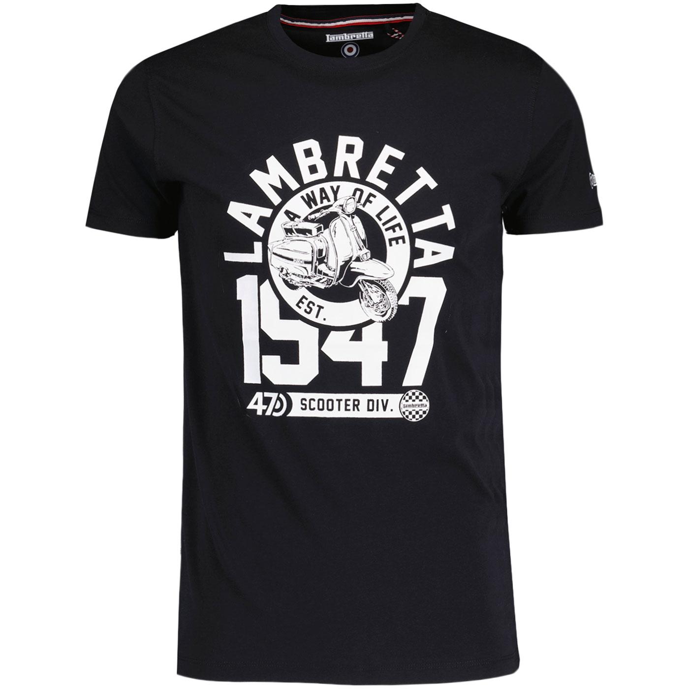 Lambretta Retro Mod A Way Of Life 1947 T-shirt