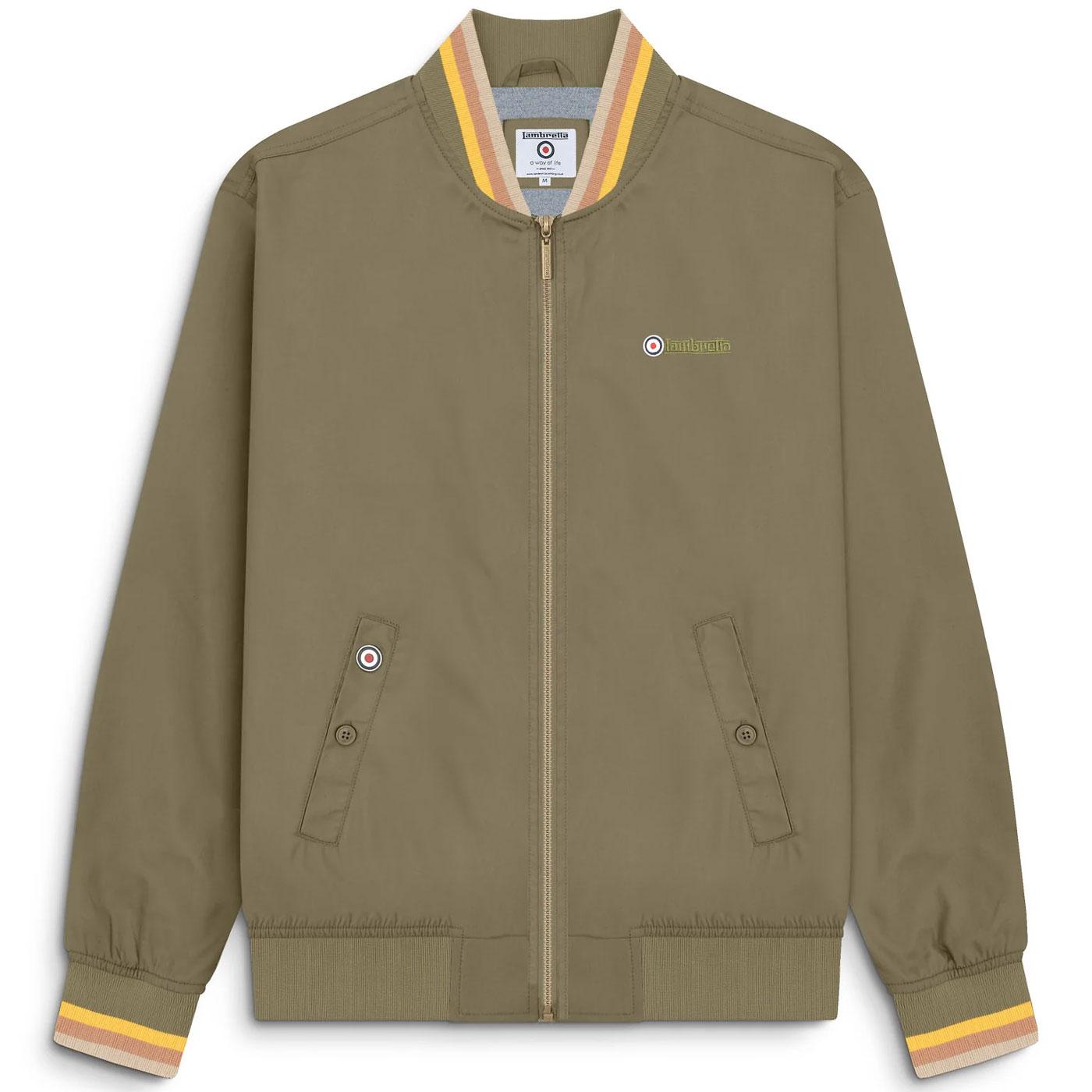 LAMBRETTA Retro Mod Triple Tipped Monkey Jacket K