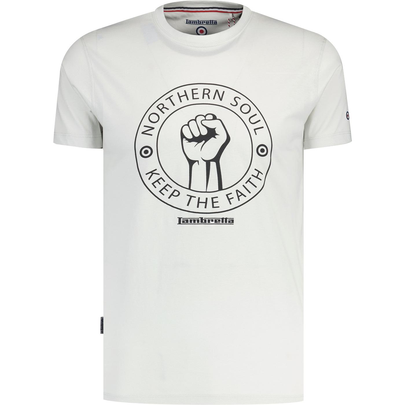Lambretta Retro Northern Soul Keep The Faith Tee P