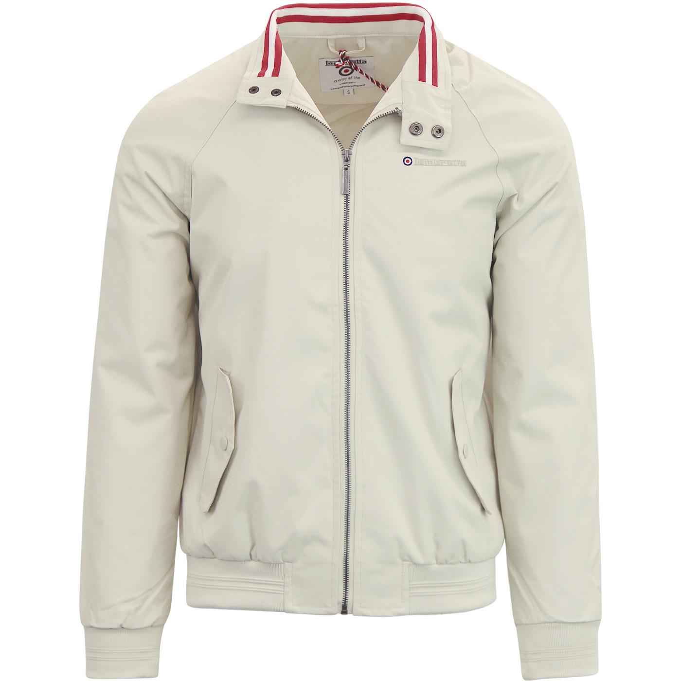 LAMBRETTA Retro Mod Snap Collar Harrington Jacket
