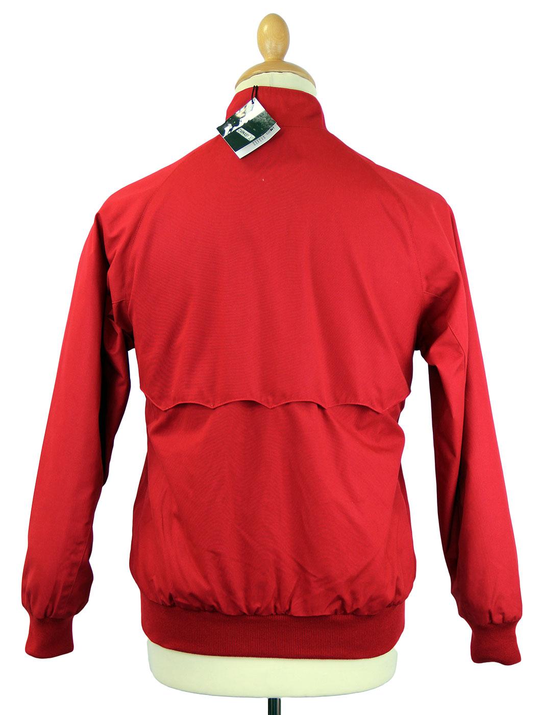 Barbour Hombre Outlet Chaqueta Harrington Retro Lambretta Estilo