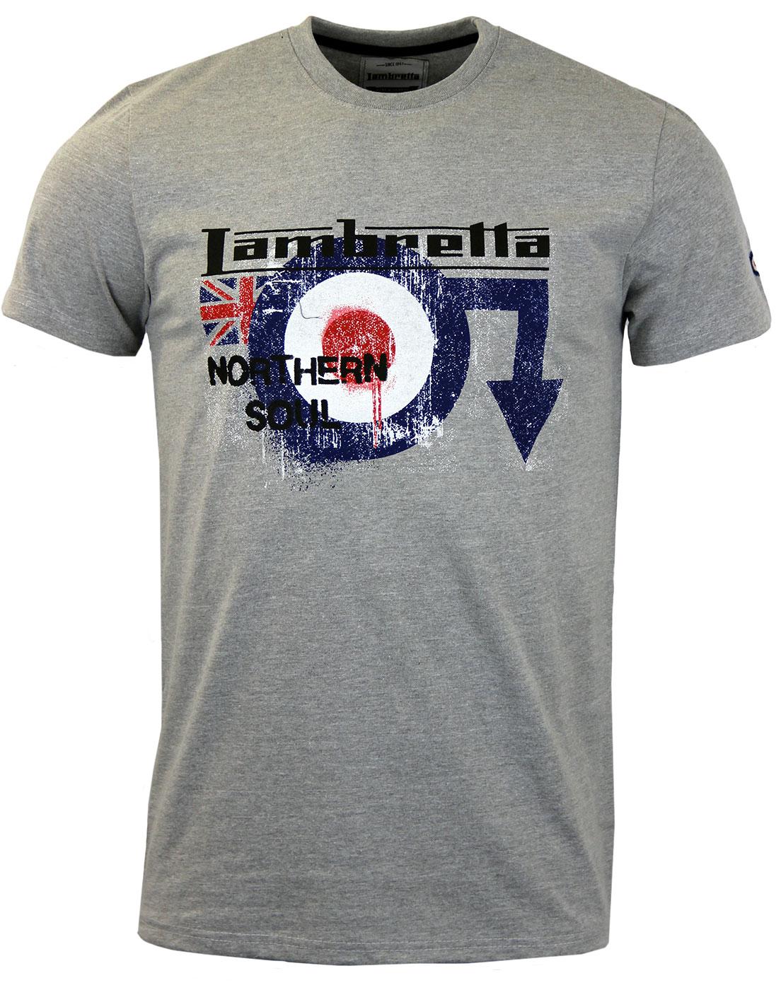 LAMBRETTA Northern Soul Mod Target Logo T-shirt