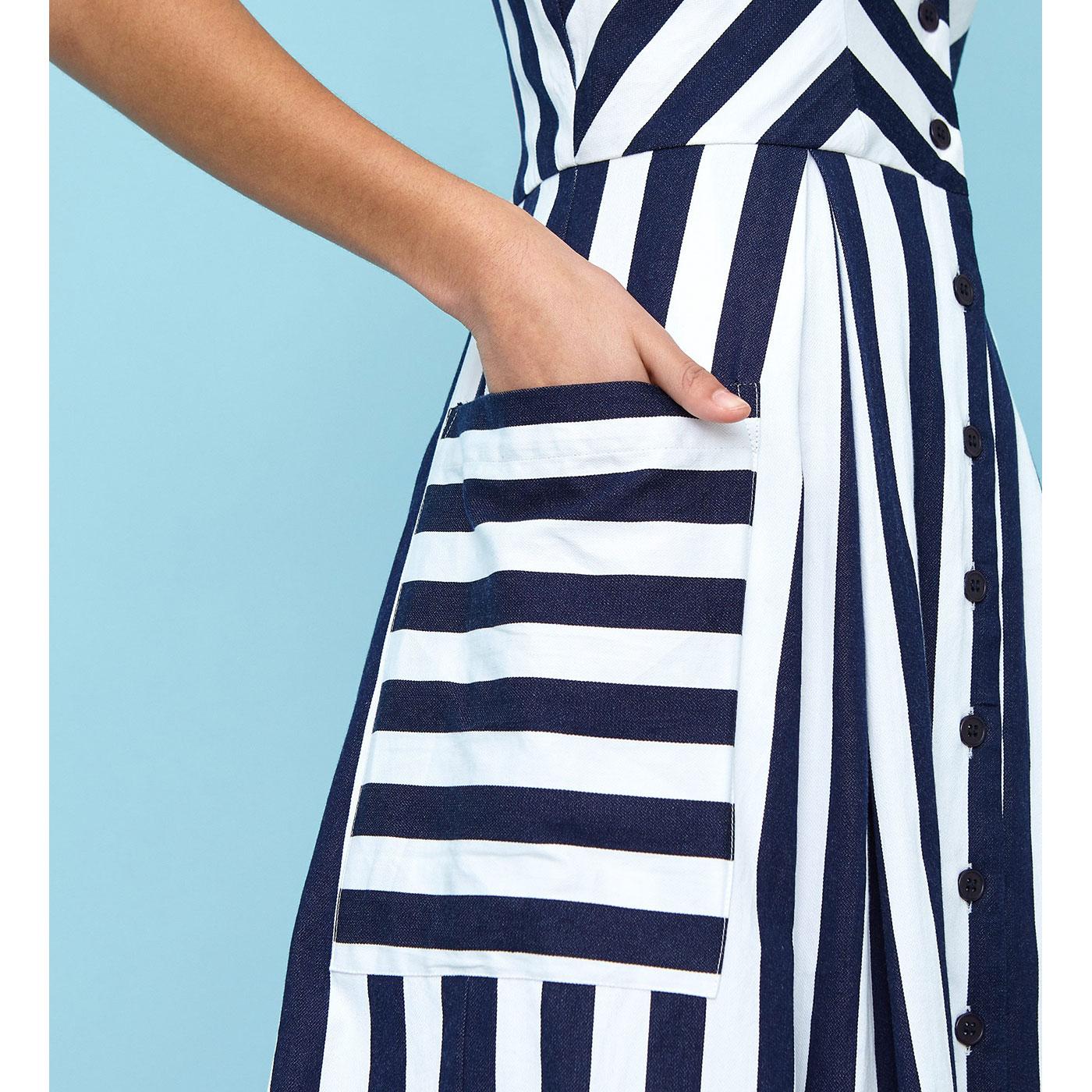 stripe sun dress