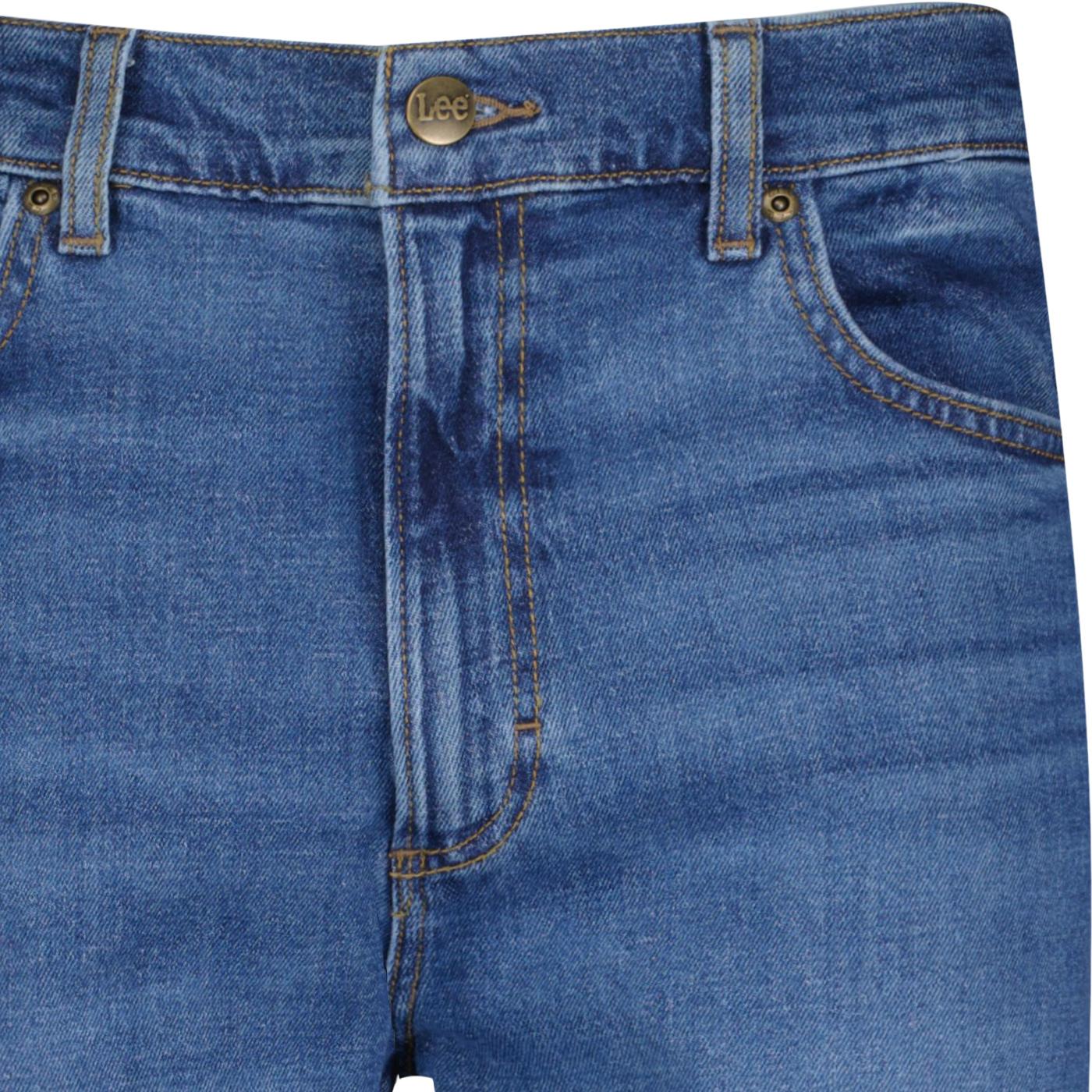 RE/DONE 70S HIGH RISE - Bootcut jeans - atomic/blue denim 