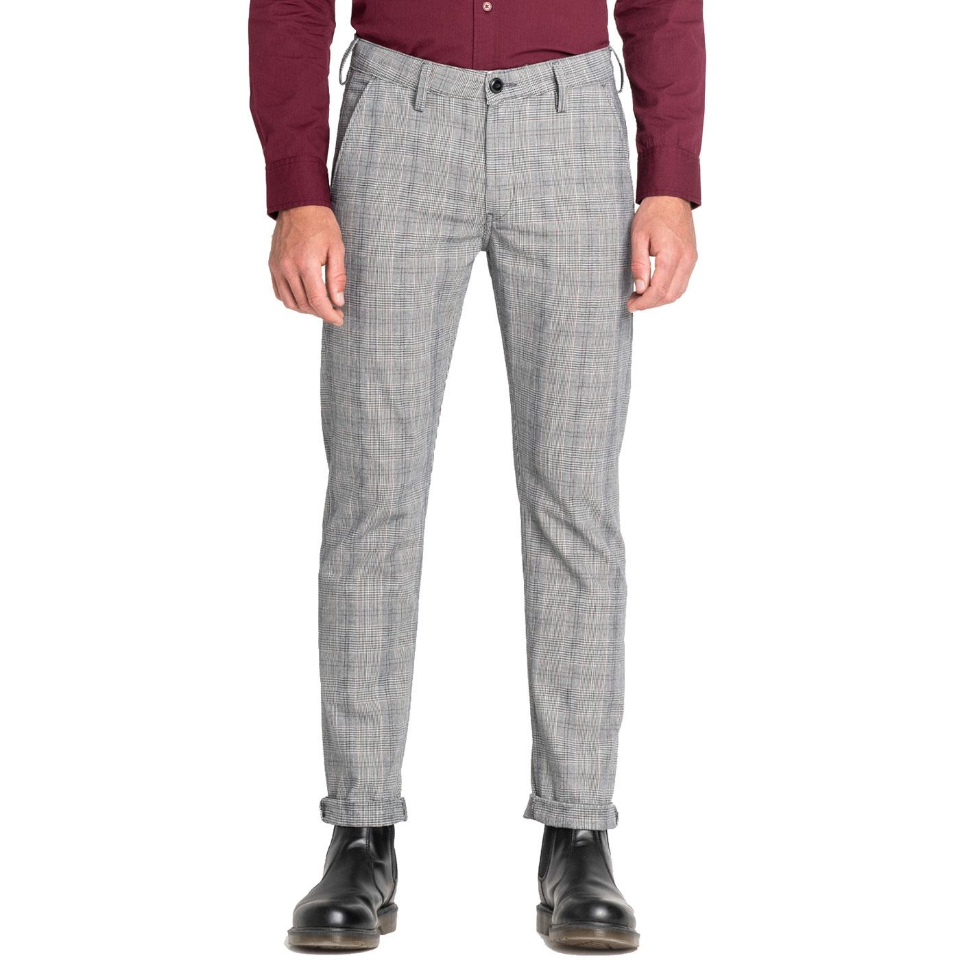 LEE JEANS Men's Prince Of Wales Check Chino Trousers