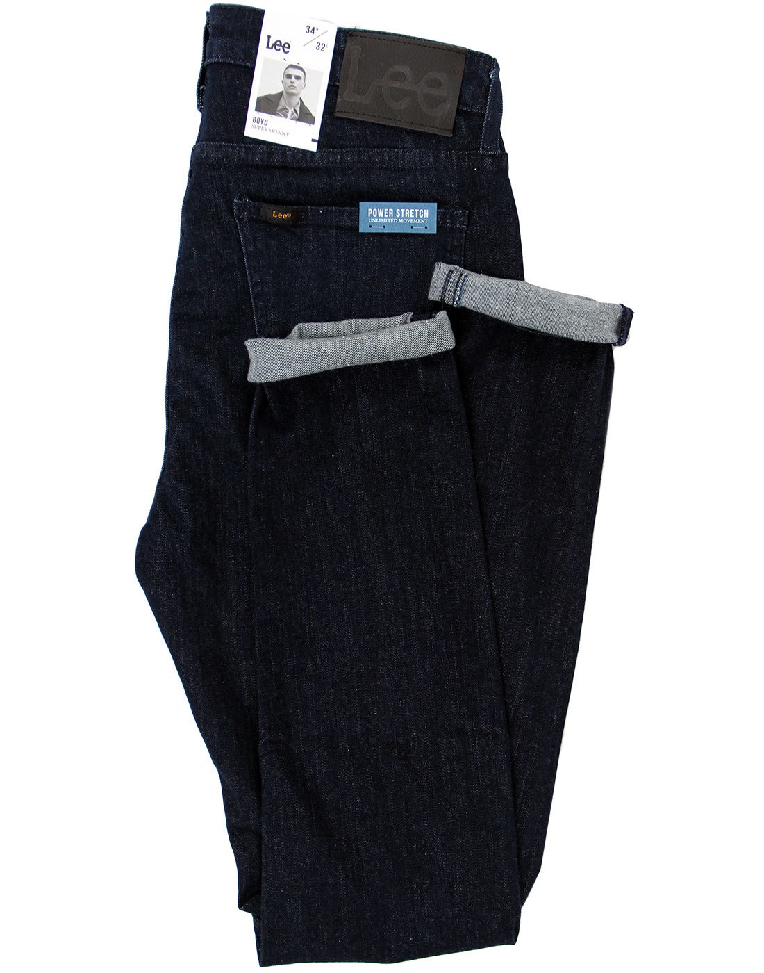 LEE Boyd Retro Mod Power Stretch Super Skinny Jeans in One Wash