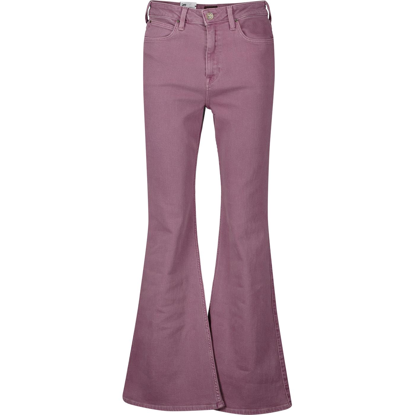 Breese LEE Retro 70s Flared Jeans (Purple Rain)