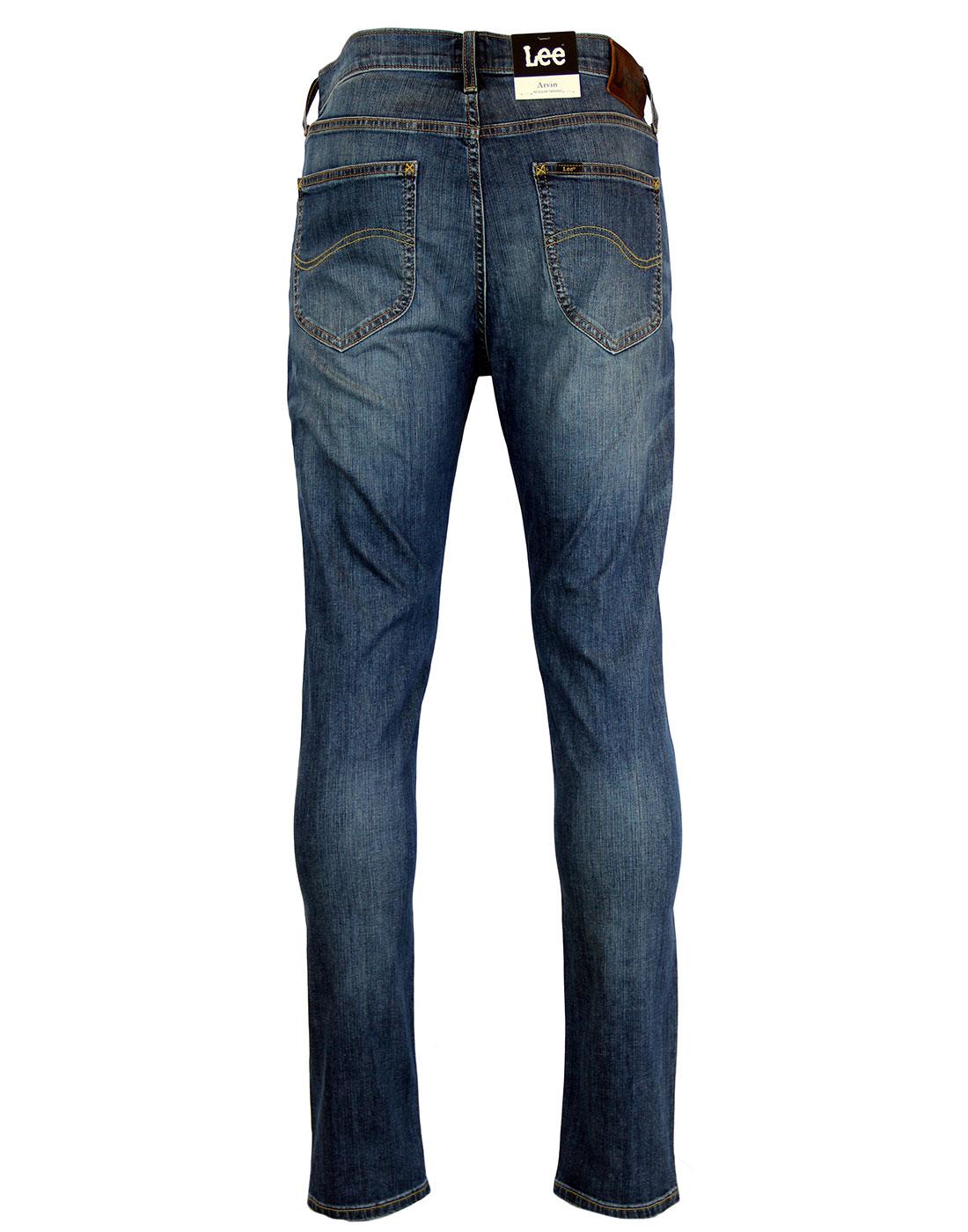 LEE Arvin Retro 70s Mod Blue Rhythm Denim Regular Tapered Jeans