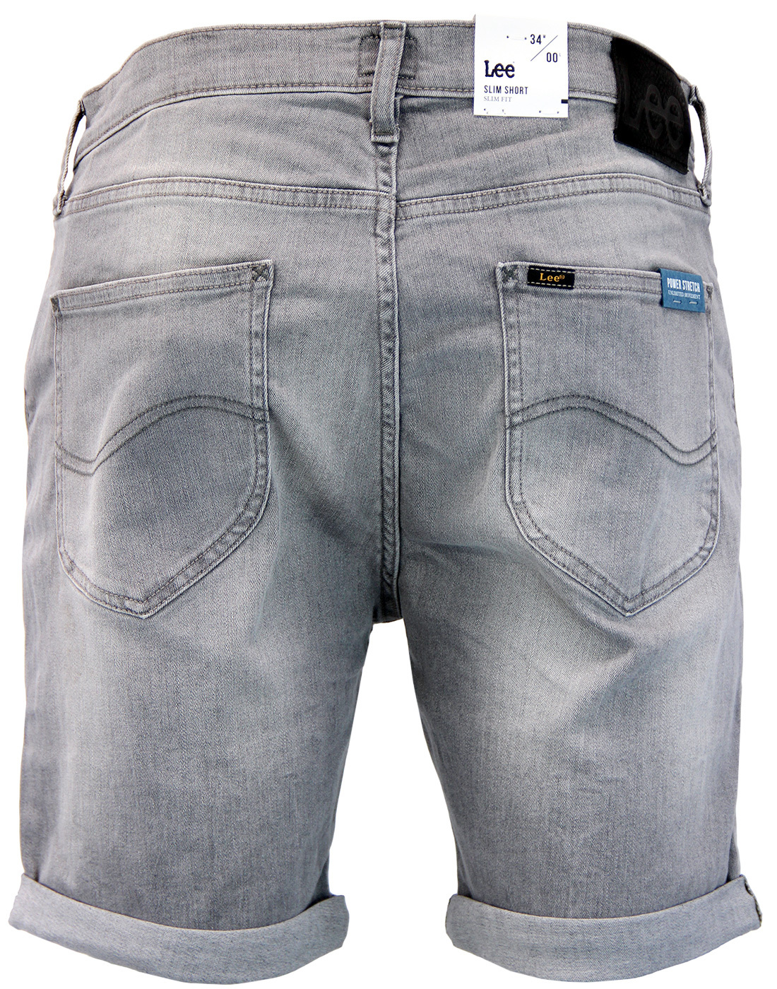 lee 5 pocket denim shorts