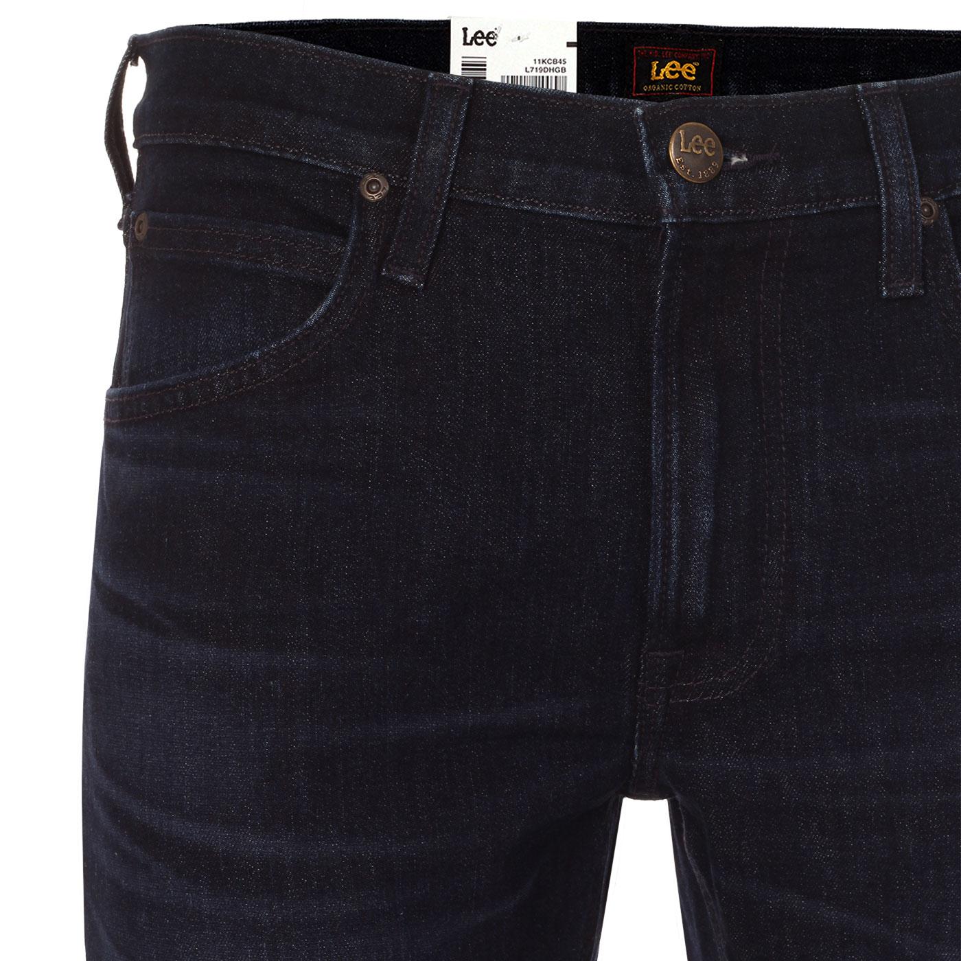 LEE JEANS 'Luke' Mens Slim Tapered Jeans in Dark Park