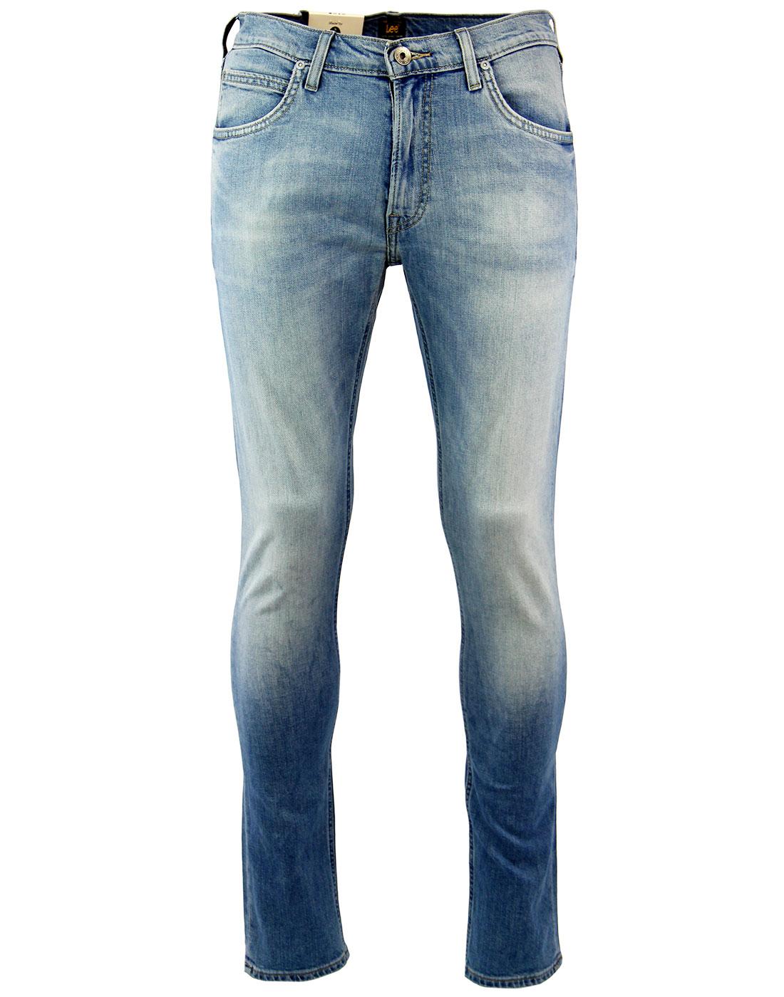 Luke LEE Slim Tapered Retro Beach Blue Denim Jeans