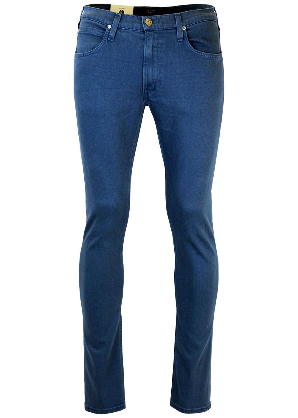 LEE Luke Retro Indie Mod Slim Tapered Denim Jeans in Bright Blue
