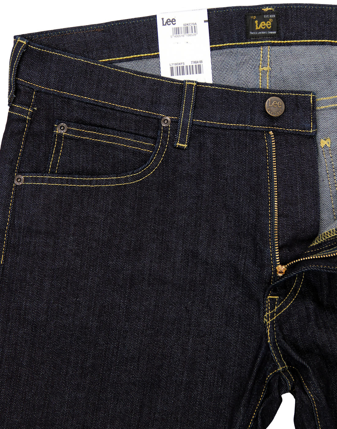 LEE Luke Men's Retro Mod Slim Tapered Denim Jeans in Urban Dark