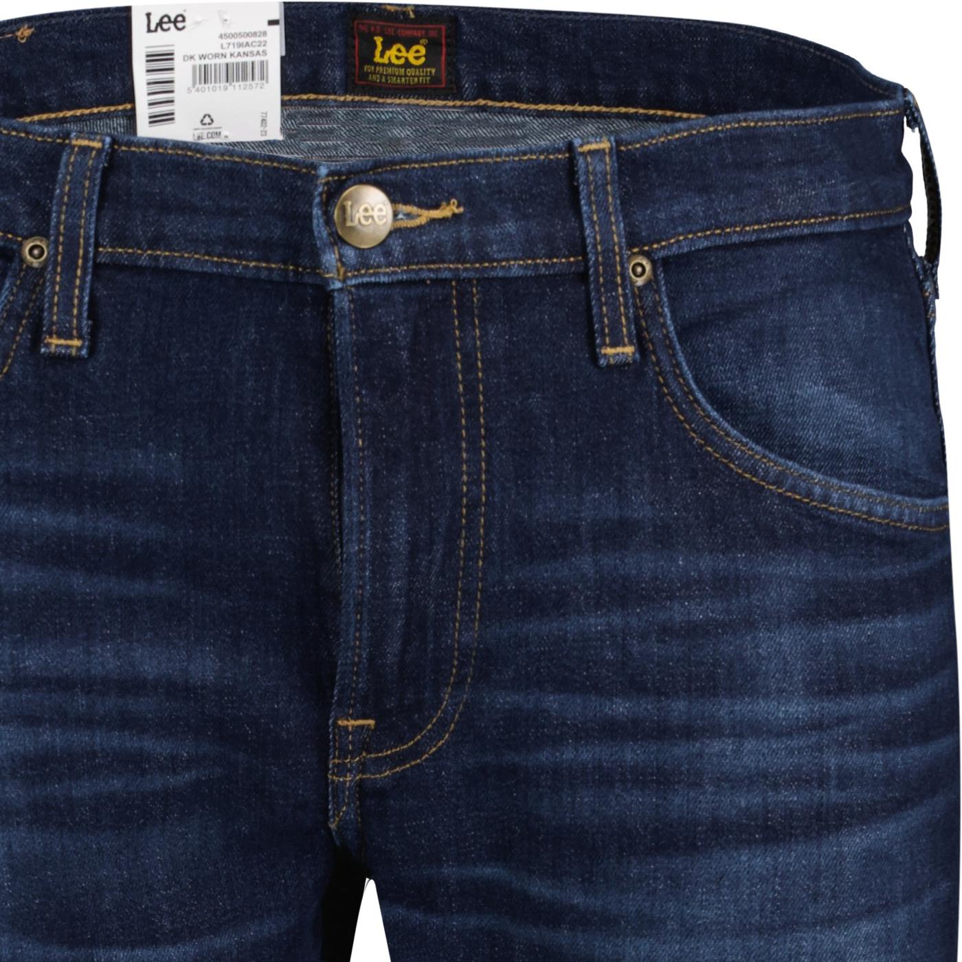 Lee Retro Luke Slim Tapered Jeans in Worn Kansas