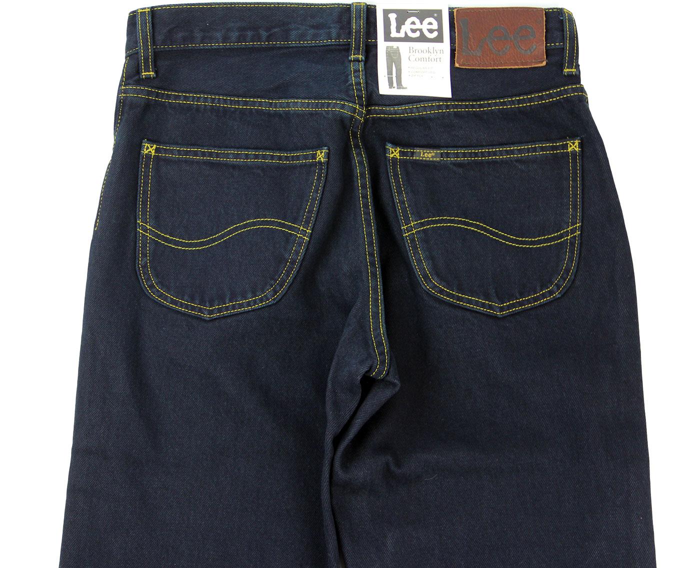 LEE Brooklyn Retro Mod Comfort Fit Western Jeans Blue Black