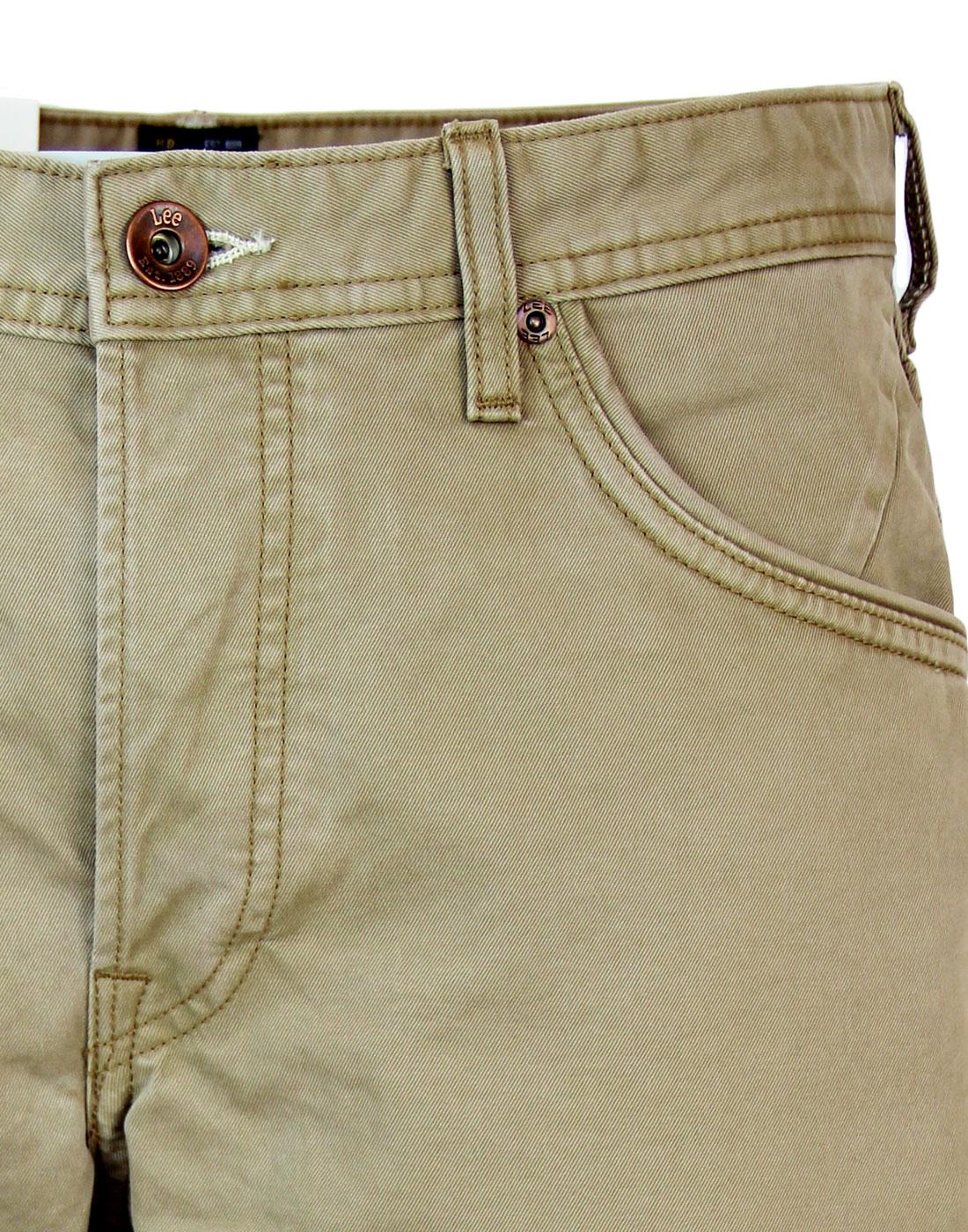 LEE JEANS Daren Retro Regular Slim Cotton Twill Jeans in Kelp