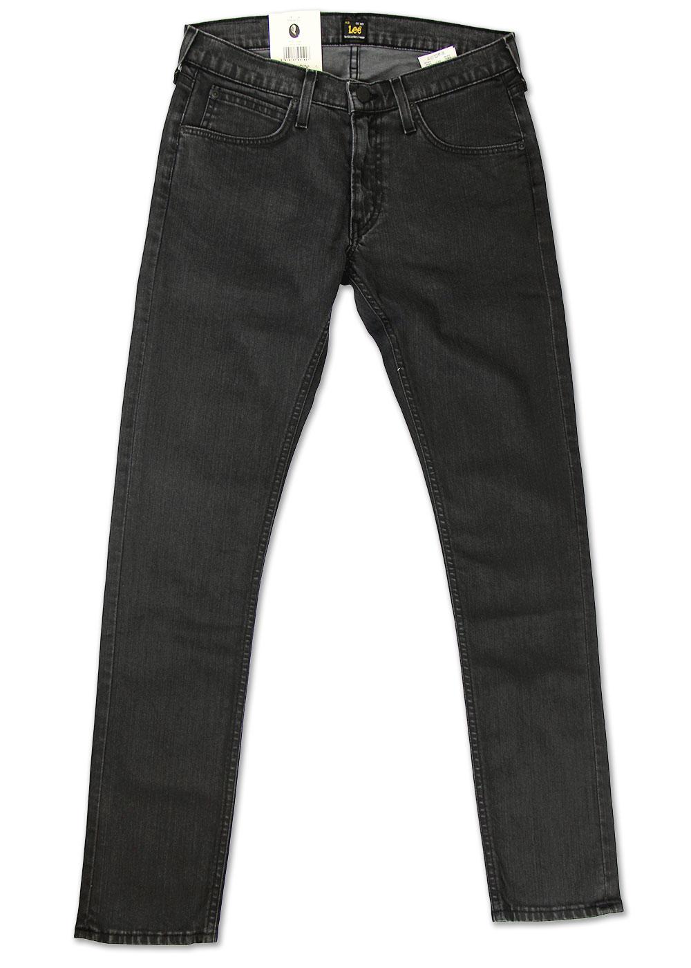 LEE JEANS Luke Retro Indie Mod Slim Tapered Fit Jeans Grey Spark