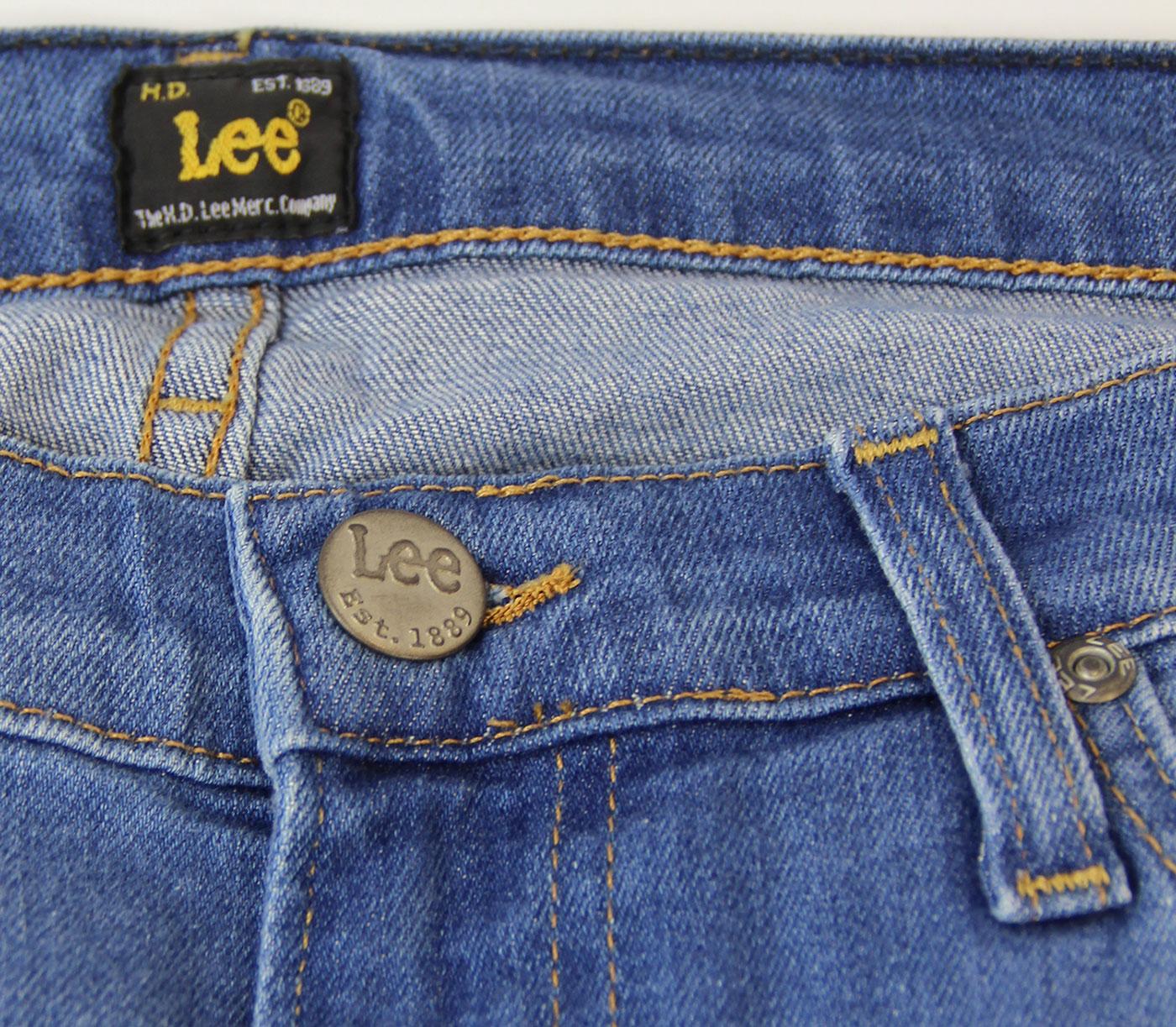 LEE JEANS Luke Retro Indie Mod Slim Tapered Fit Jeans Blue Stream