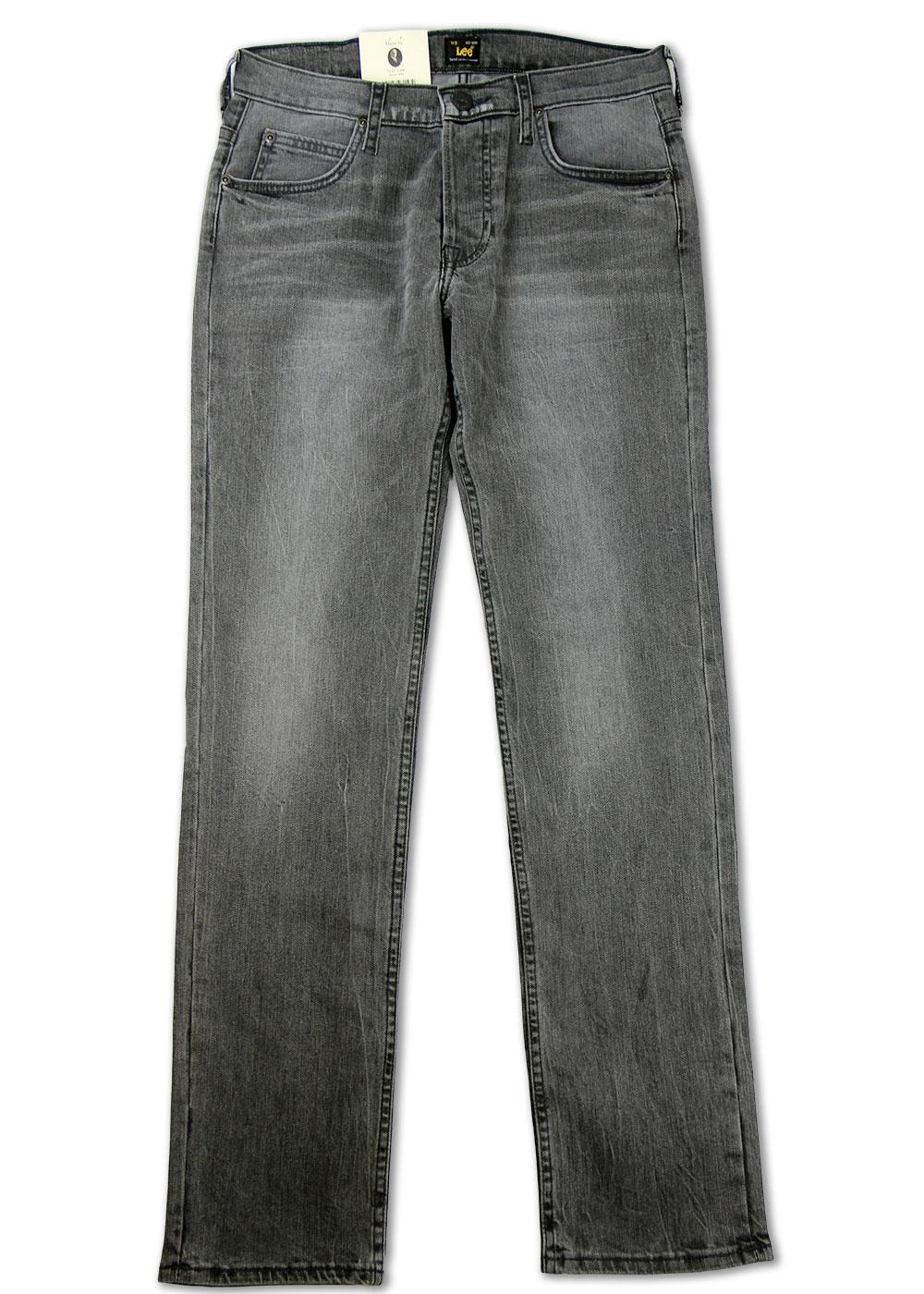 LEE JEANS Powell Retro Mod Low Slim Fit Jeans Worn Grey