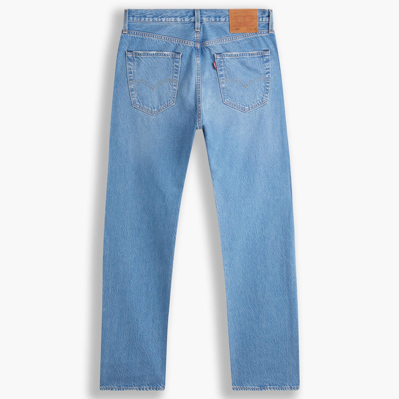 LEVI'S 501 Original Straight Retro Jeans in Canyon Shadows