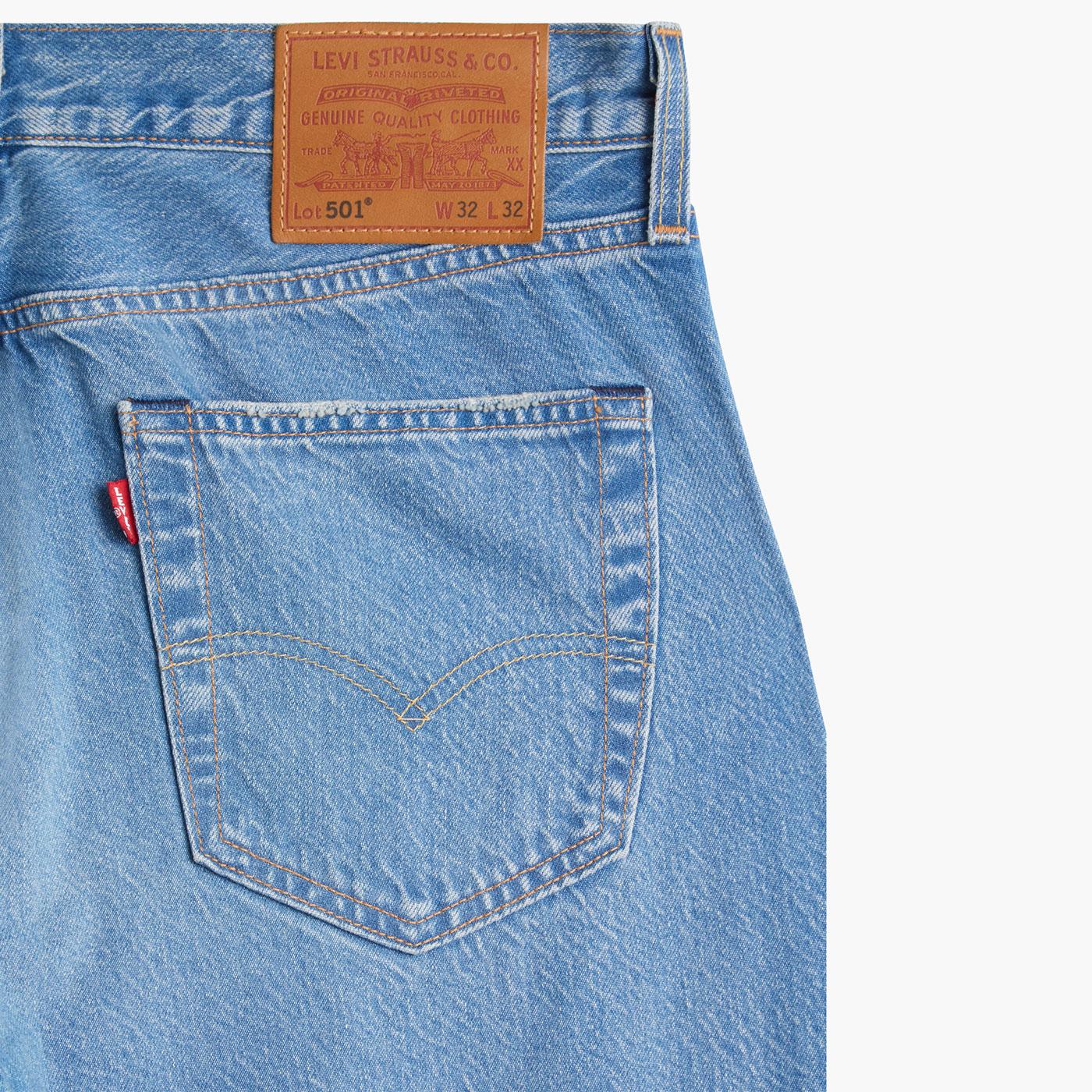 LEVI'S 501 Original Straight Retro Jeans in Canyon Shadows