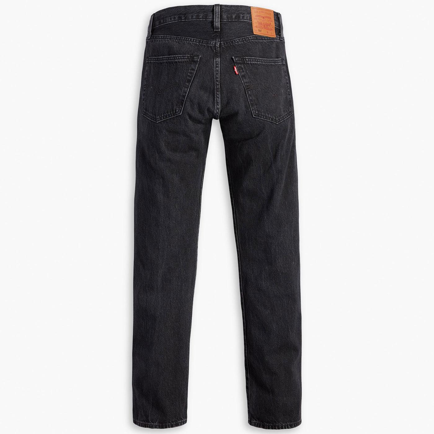 Levi's® 501® Straight Fit Black Denim Jeans in Crash Courses