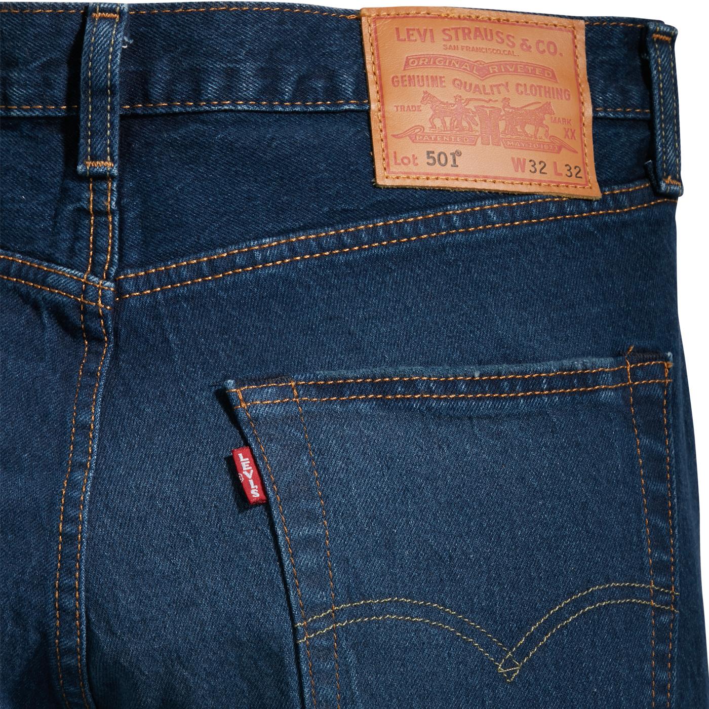 LEVI'S 501 Original Straight Leg Denim Jeans in Miami Sky