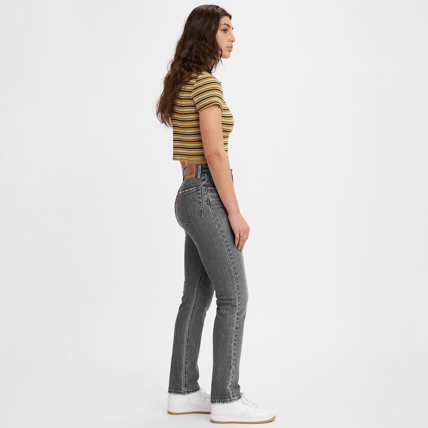 Levi's 501 Women's Straight Original Denim Jeans Swan Island