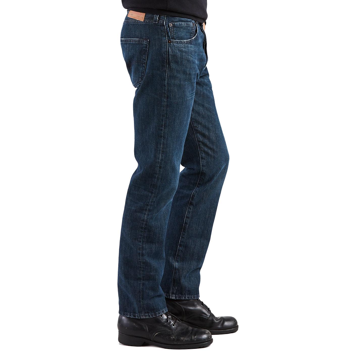 LEVI'S 501 Men's Retro Mod Original Straight Jeans in Snoot