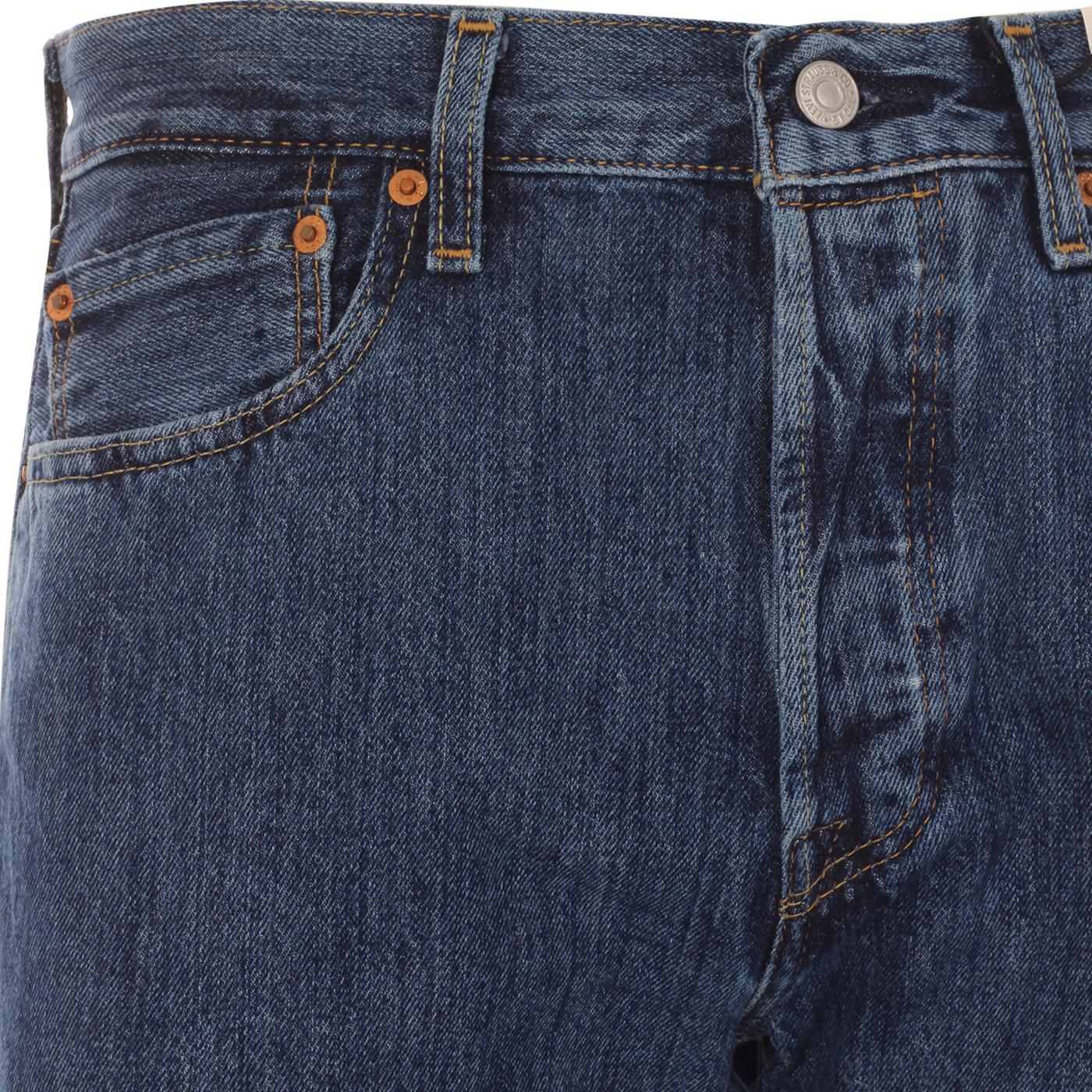 LEVI'S® 501® Original Straight Fit Retro Jeans in Stonewash