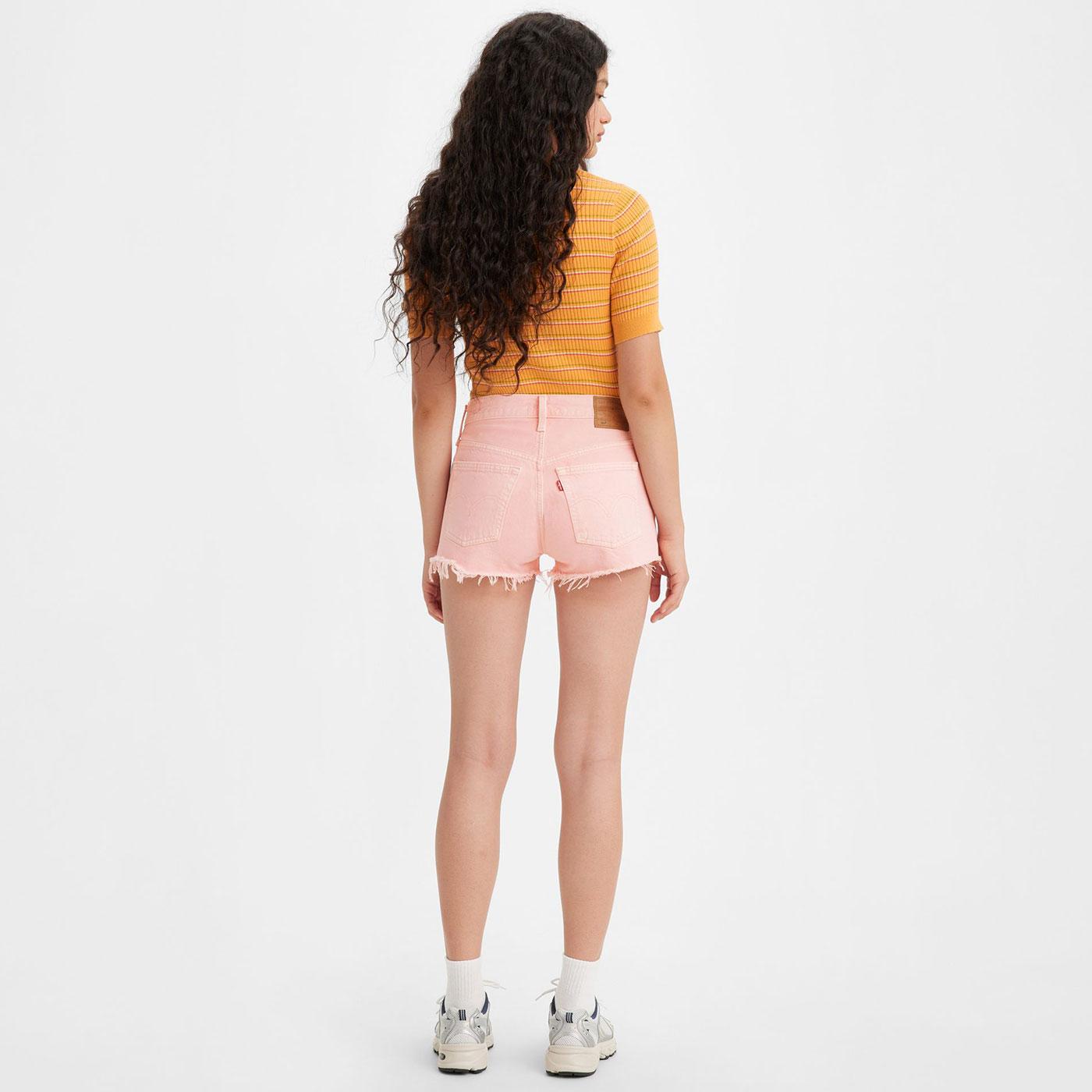 Levi's® Original 501® Retro Denim Shorts in Light Pink