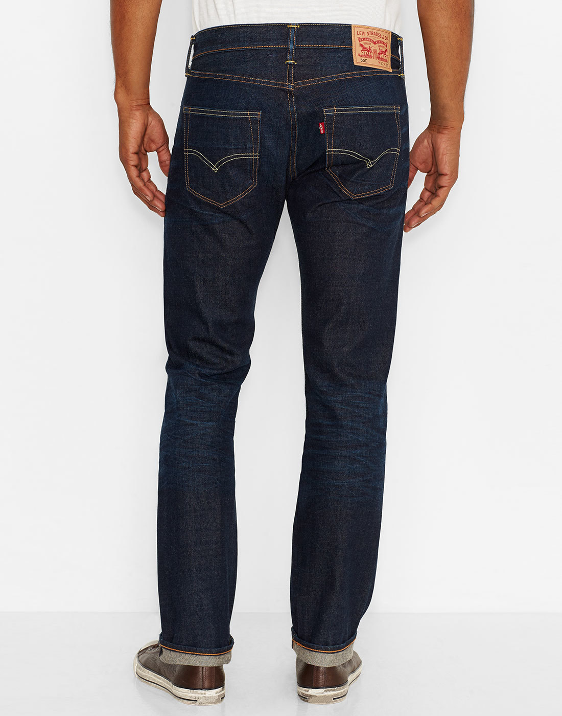 LEVI'S® 501 Retro Original Fit Straight Mens Jeans in Blue Lane