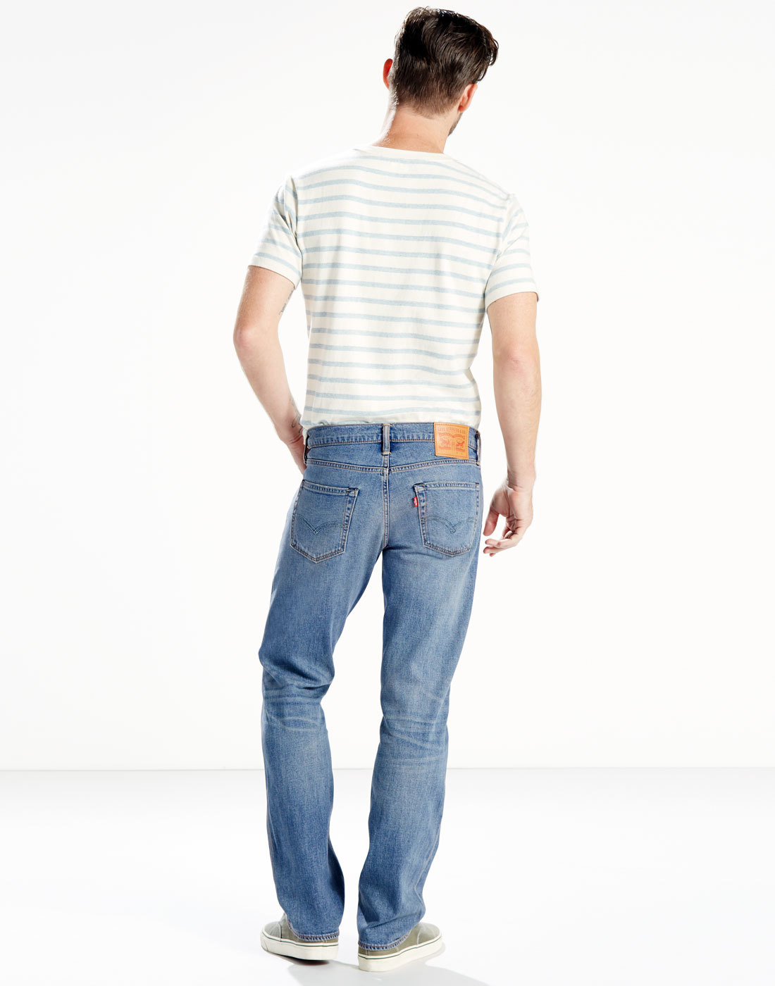 LEVI'S® 504 Retro Mod Regular Straight Denim Jeans in Greenville