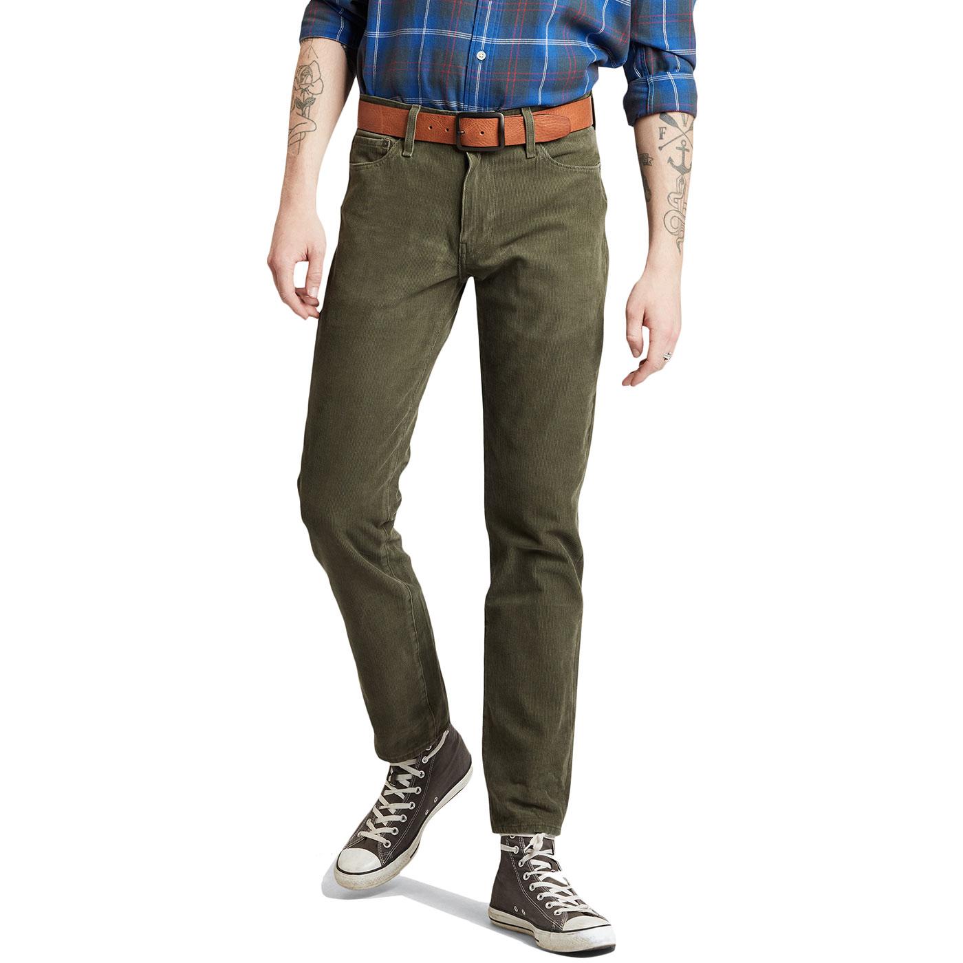 LEVI'S 511 Retro Men's Mod Slim Cord Jeans in Olive Night