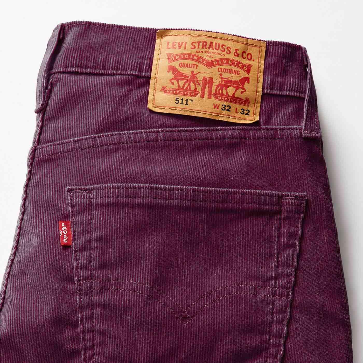 Levis burgundy jeans hotsell