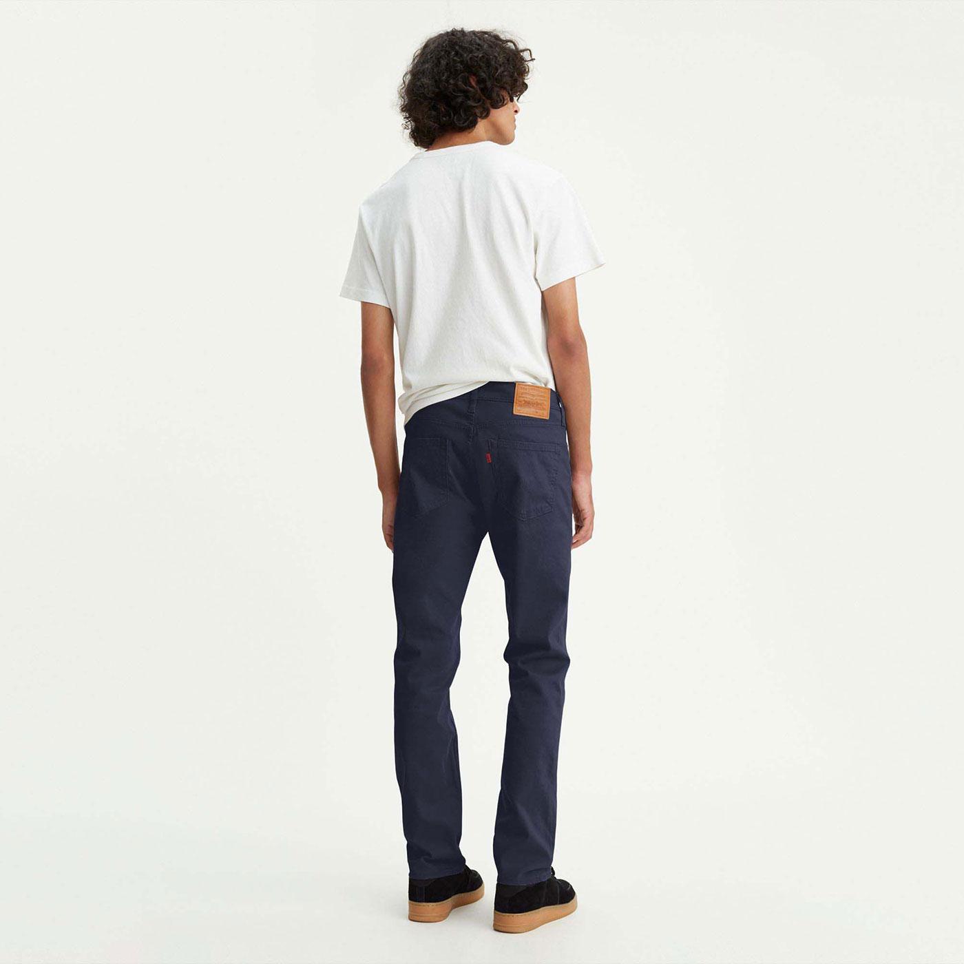 LEVI'S 511 Slim Fit Retro Twill Chino Jeans Baltic Navy