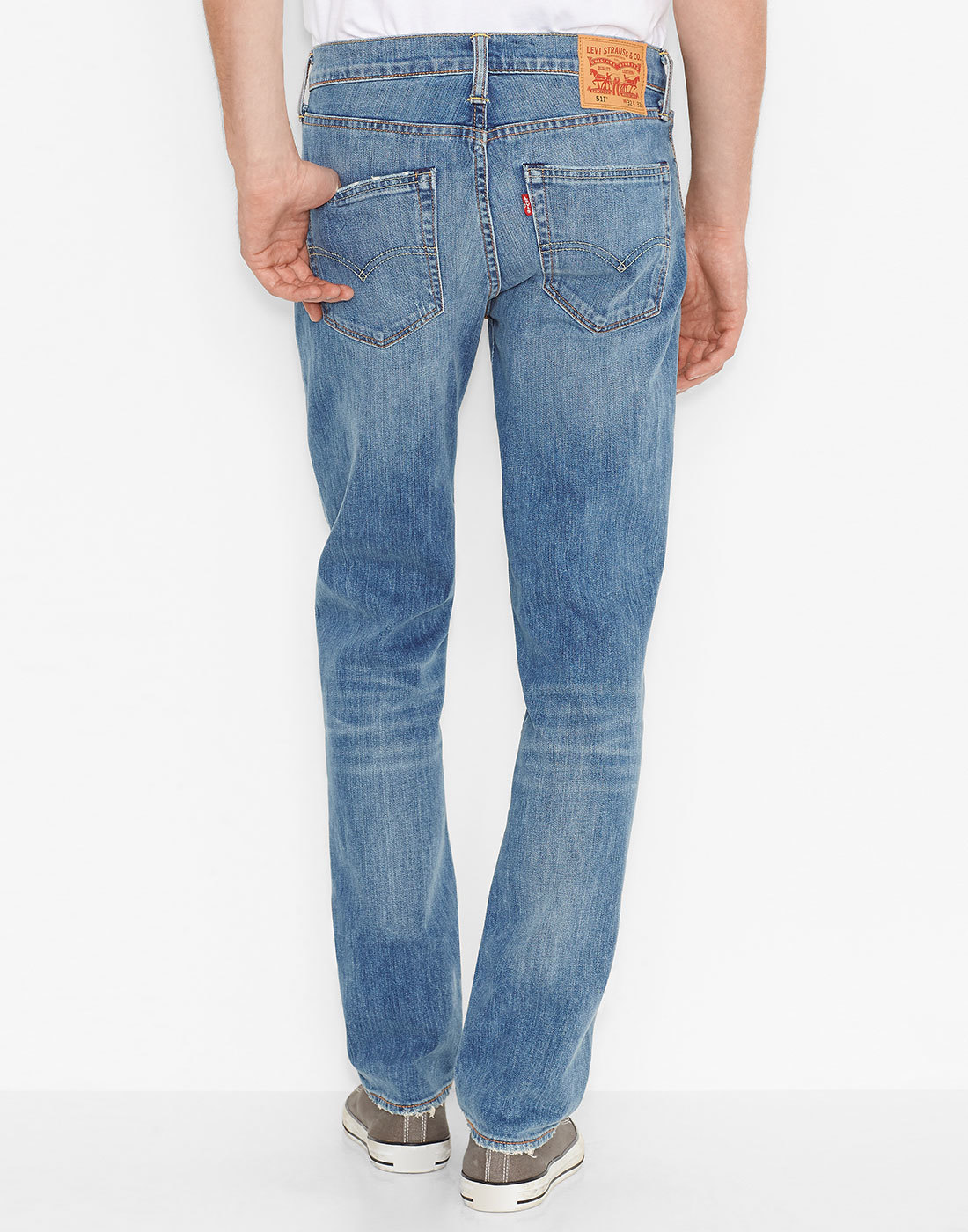 LEVI'S® 511 Retro Slim Fit Mod Denim Jeans in Harbour Blue