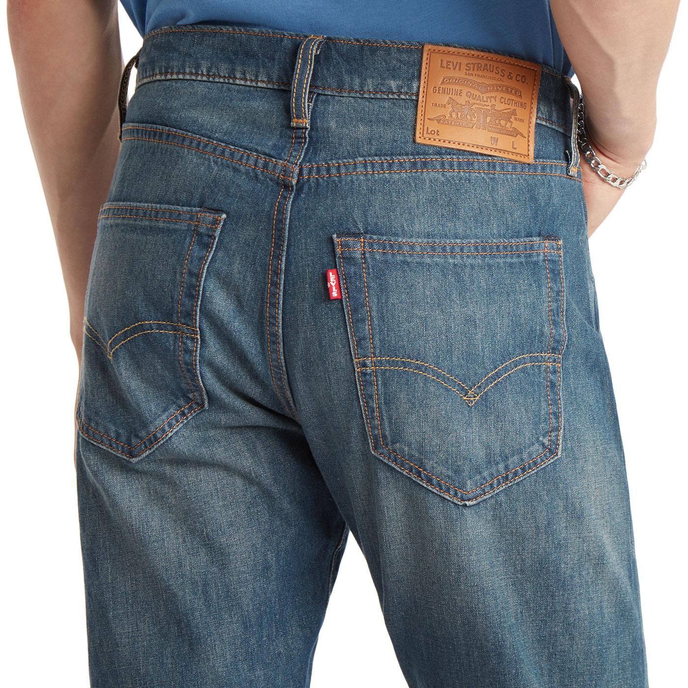 LEVI'S 512 Slim Taper Tencel Denim Jeans in Cioccolato Cool