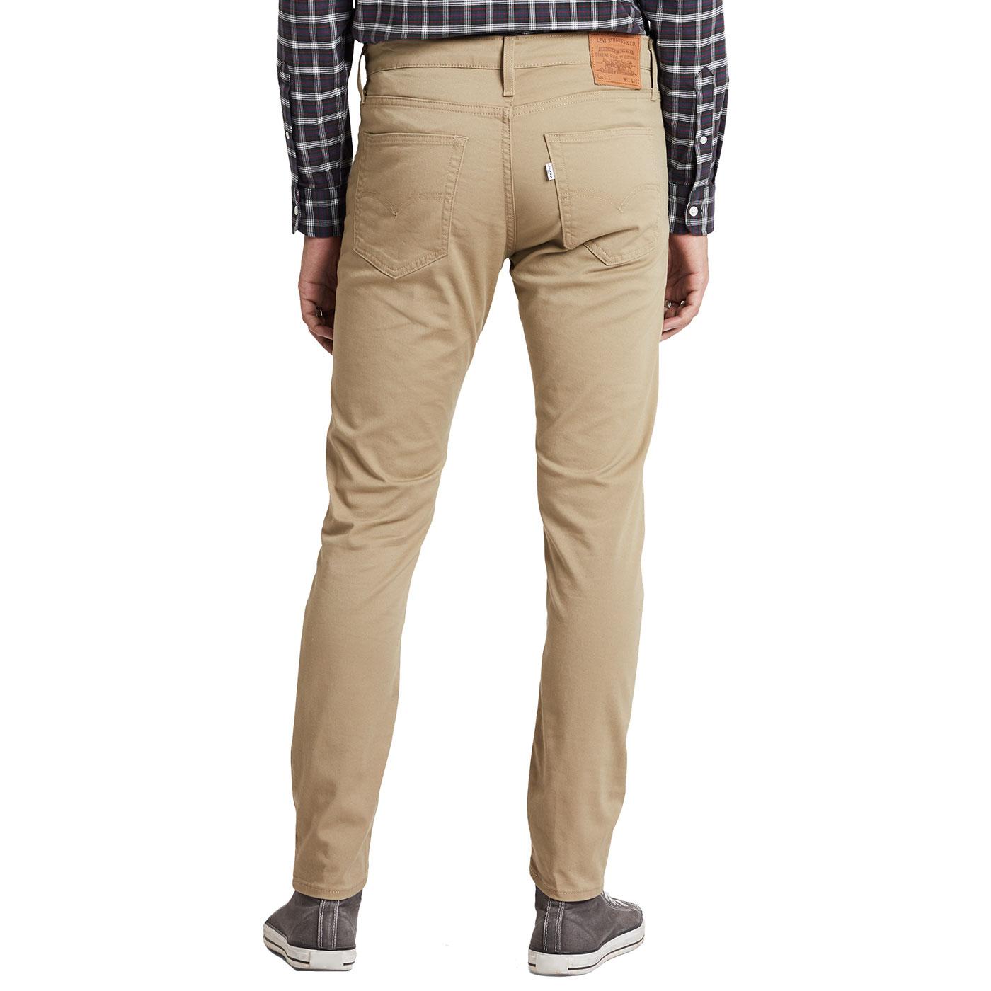LEVI'S 512 Retro Mod Slim Taper Fit Chinos in Harvest Gold