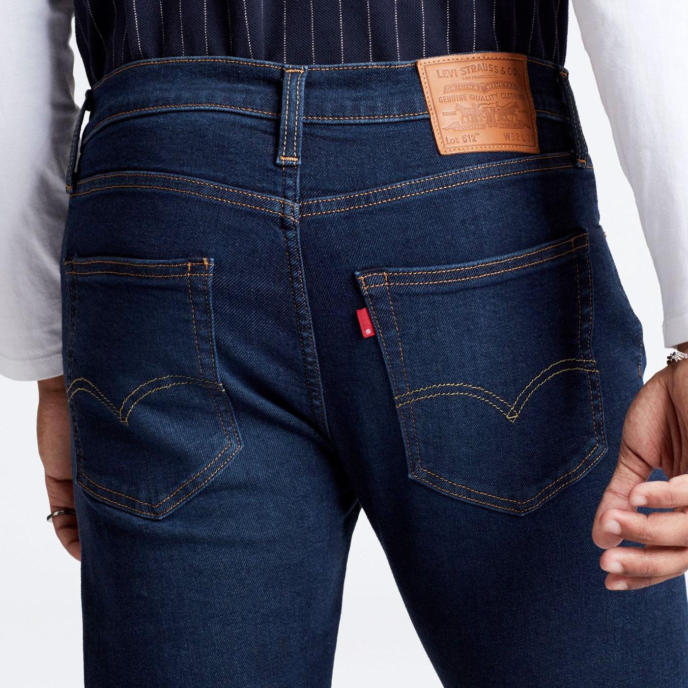 levi's navy blue jeans