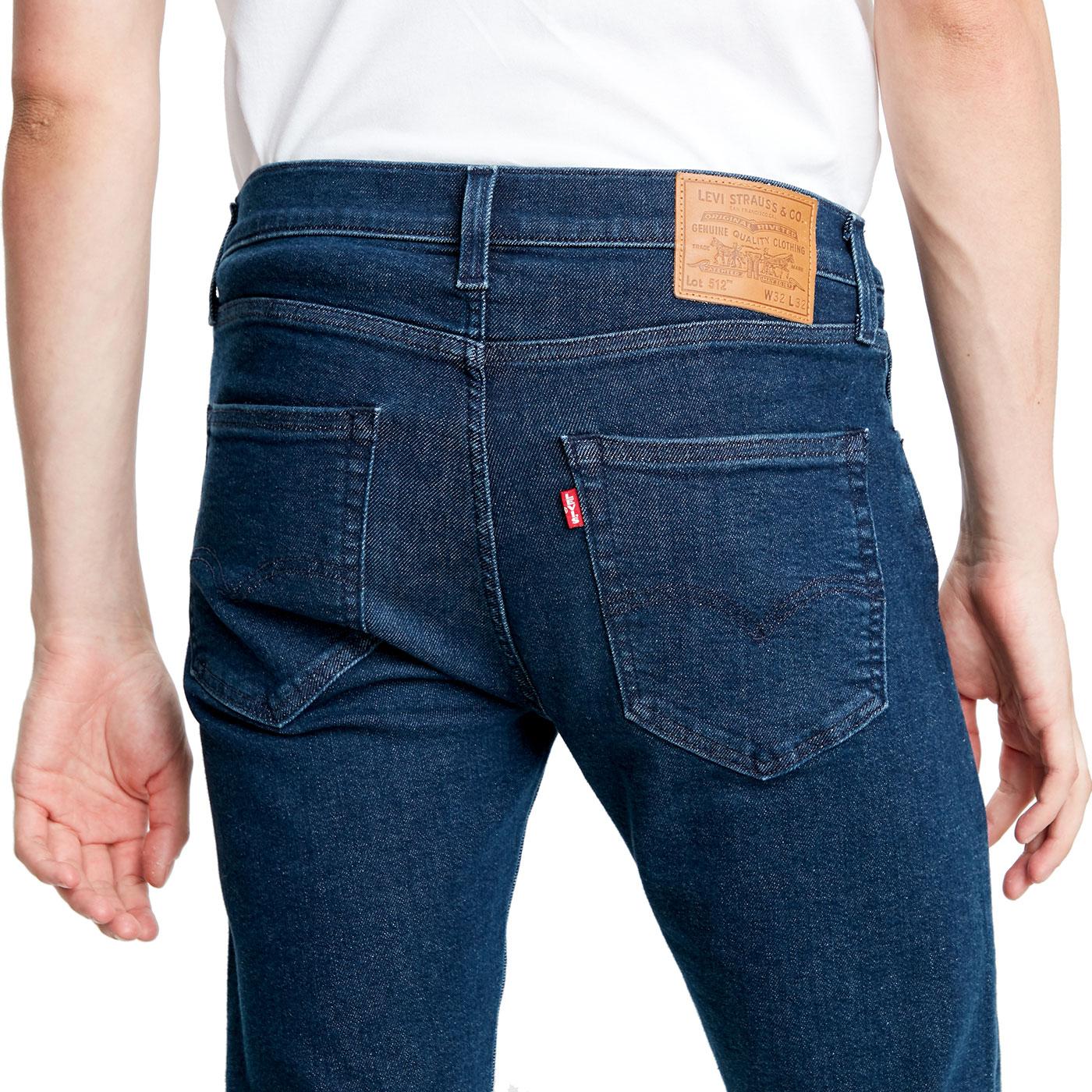 LEVI'S 512 Slim Taper Tencel Denim Jeans in Sage Nightshine